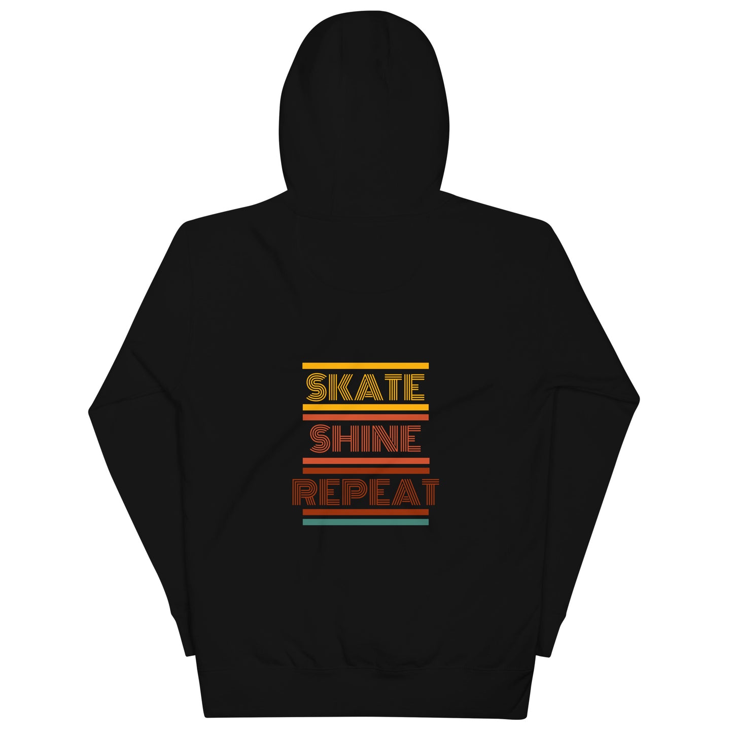 Human Being UPC Skate Shine Repeat Retro Unisex Hoodie