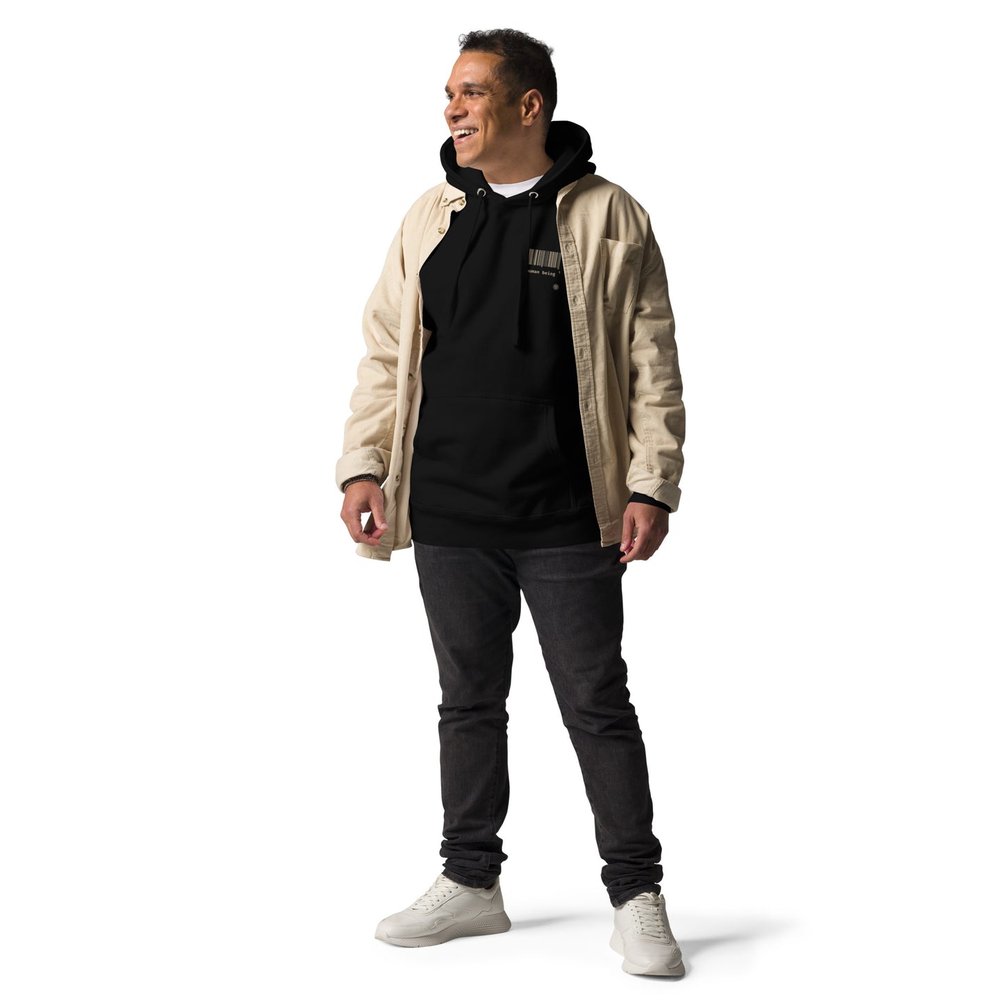 Human Being UPC Skate Shine Repeat Retro Unisex Hoodie