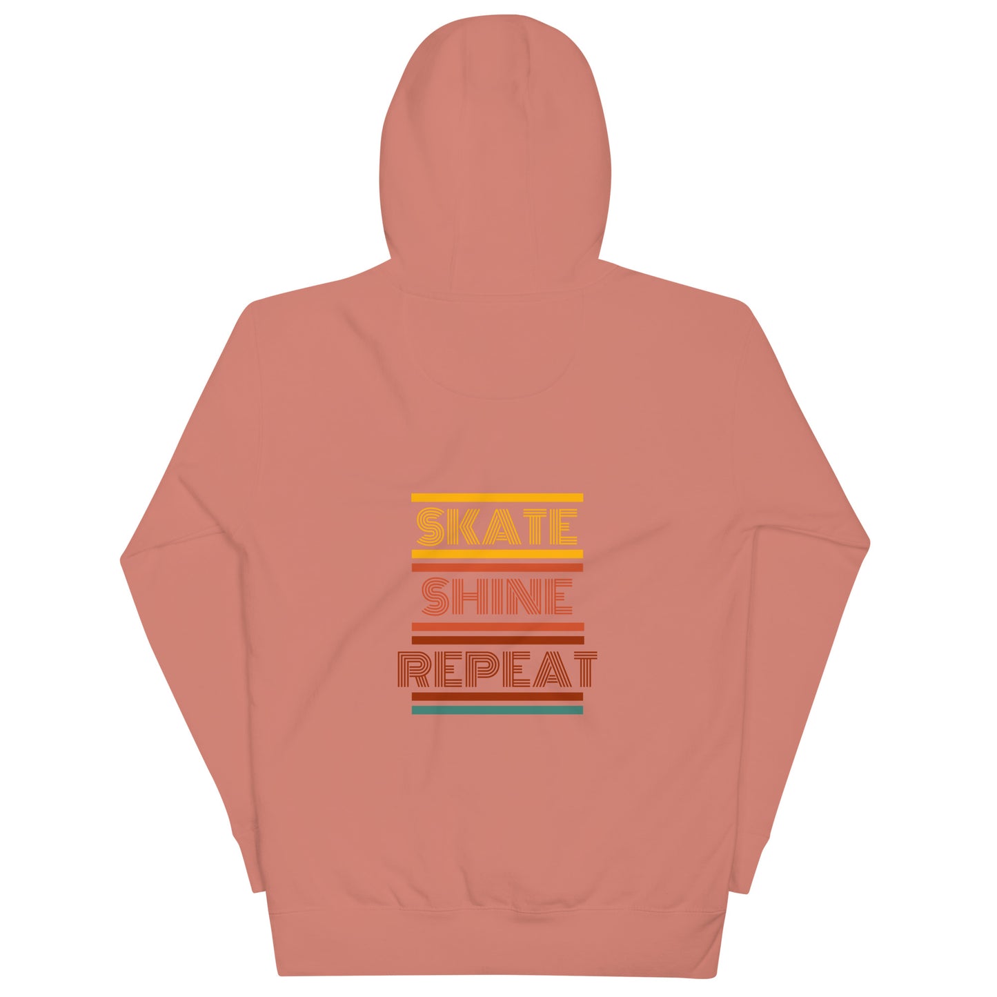 Human Being UPC Skate Shine Repeat Retro Unisex Hoodie