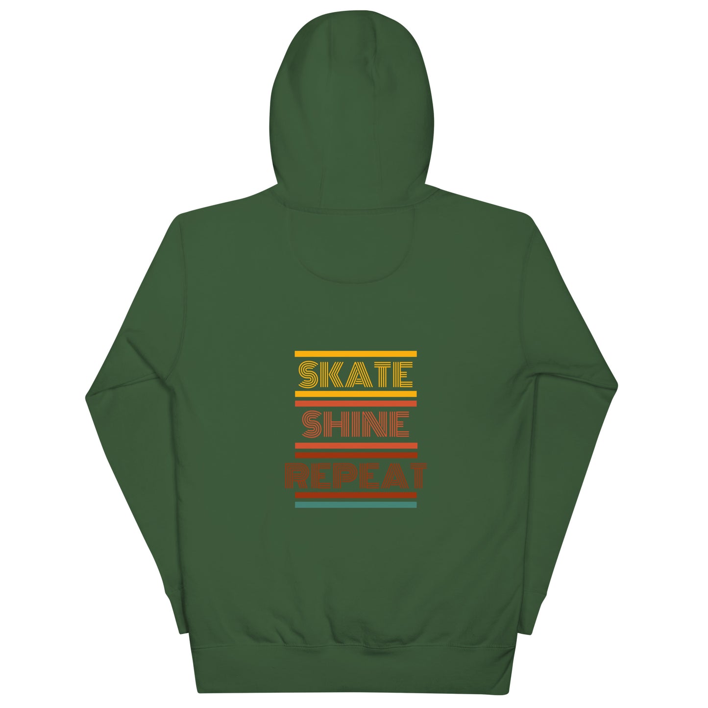 Human Being UPC Skate Shine Repeat Retro Unisex Hoodie