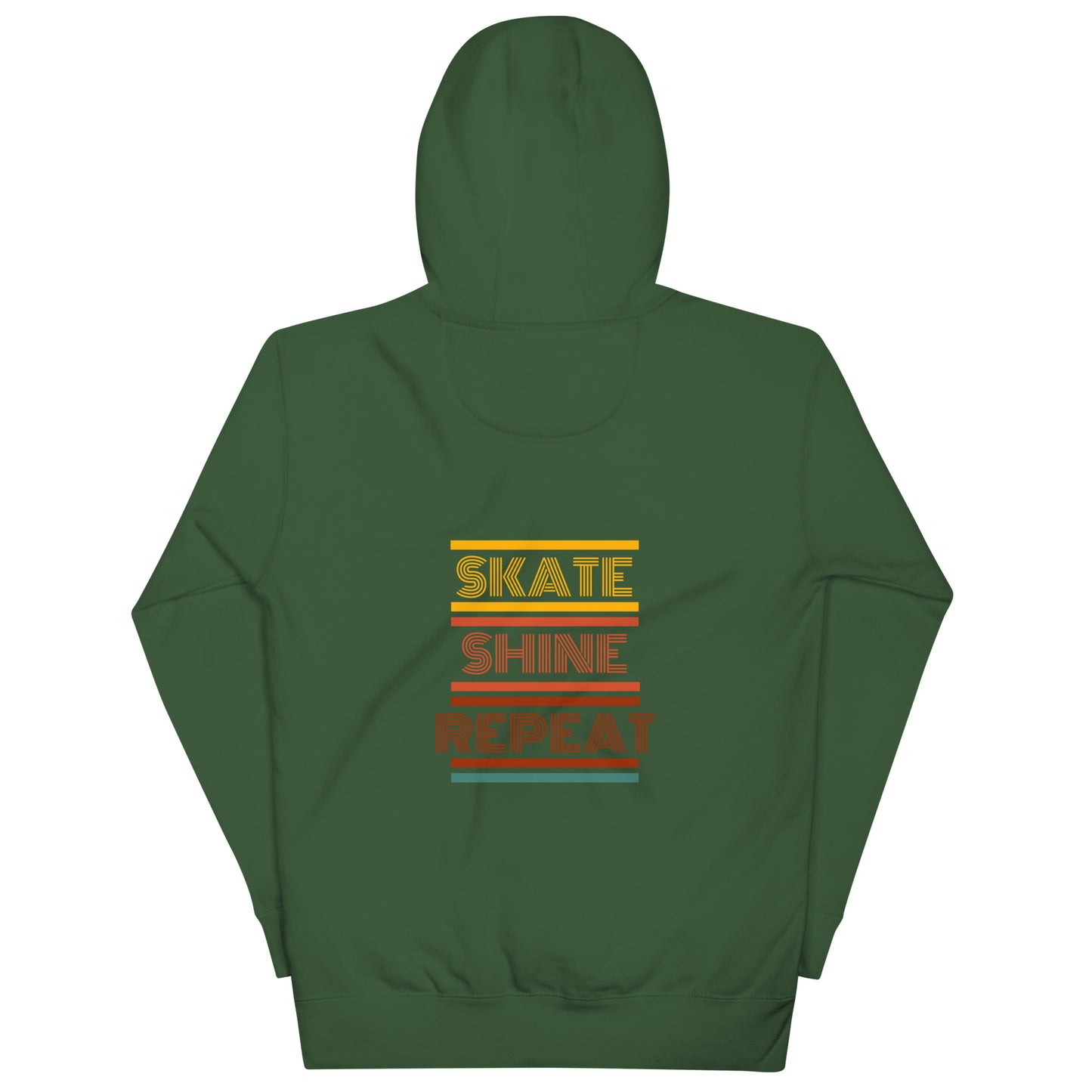 Human Being UPC Skate Shine Repeat Retro Unisex Hoodie