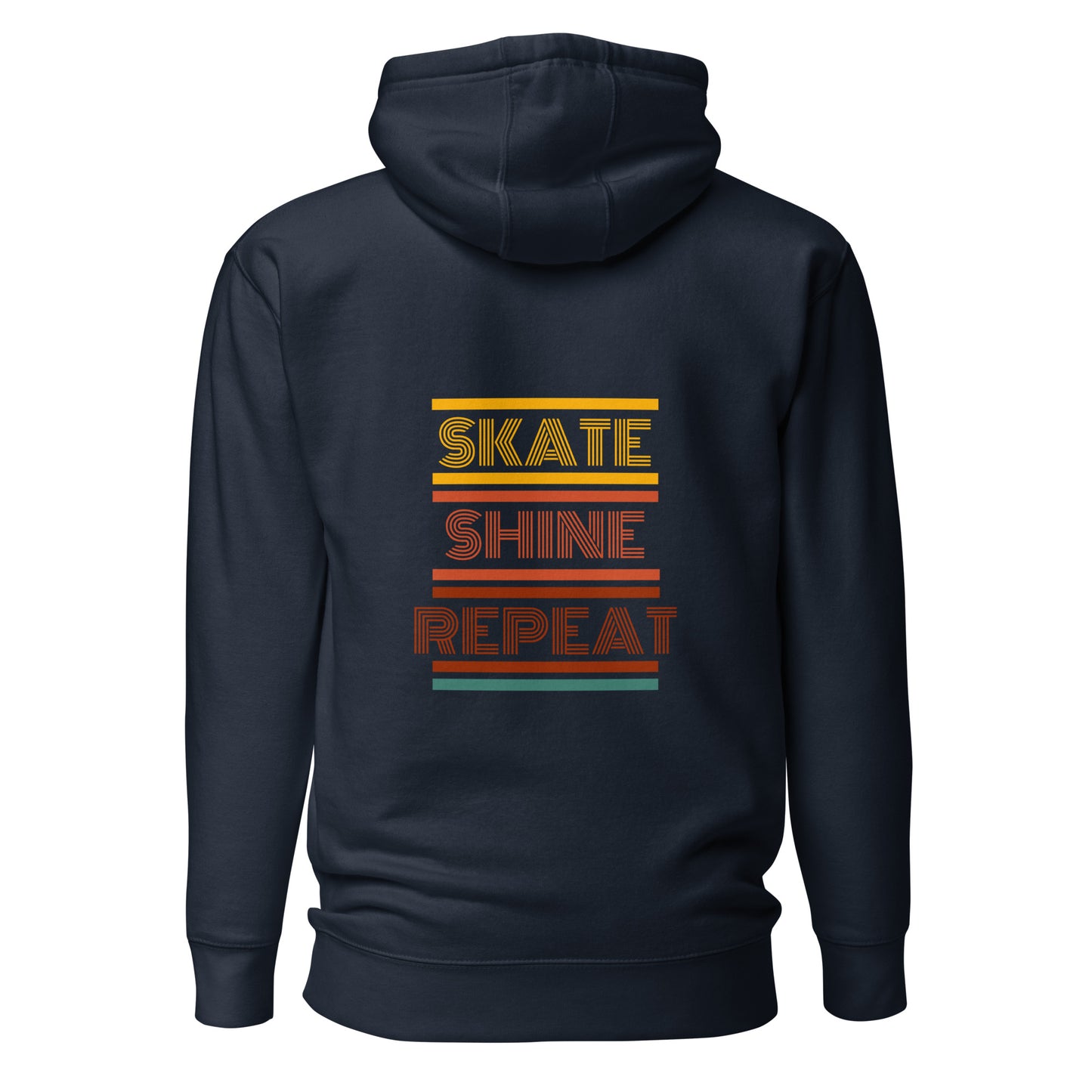 Human Being UPC Skate Shine Repeat Retro Unisex Hoodie
