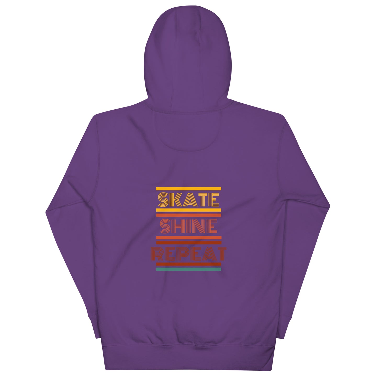 Human Being UPC Skate Shine Repeat Retro Unisex Hoodie