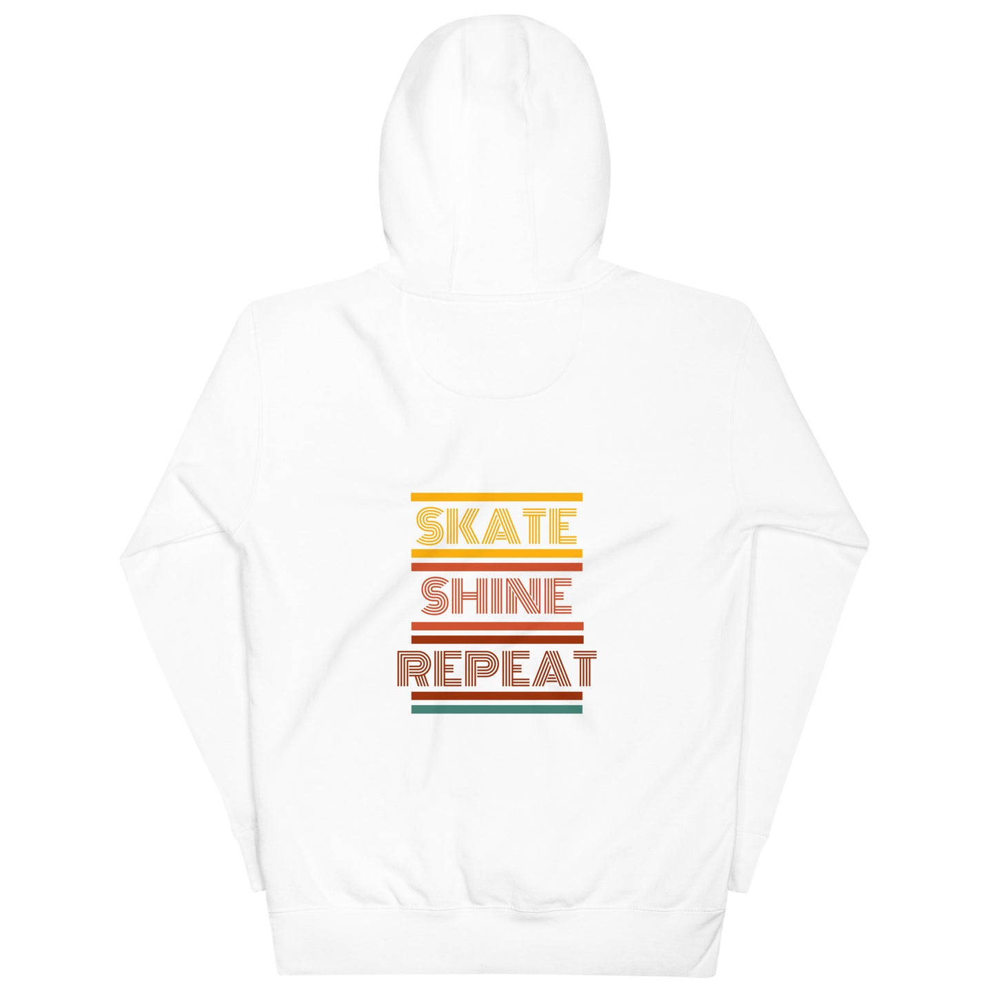 Human Being UPC Skate Shine Repeat Retro Unisex Hoodie