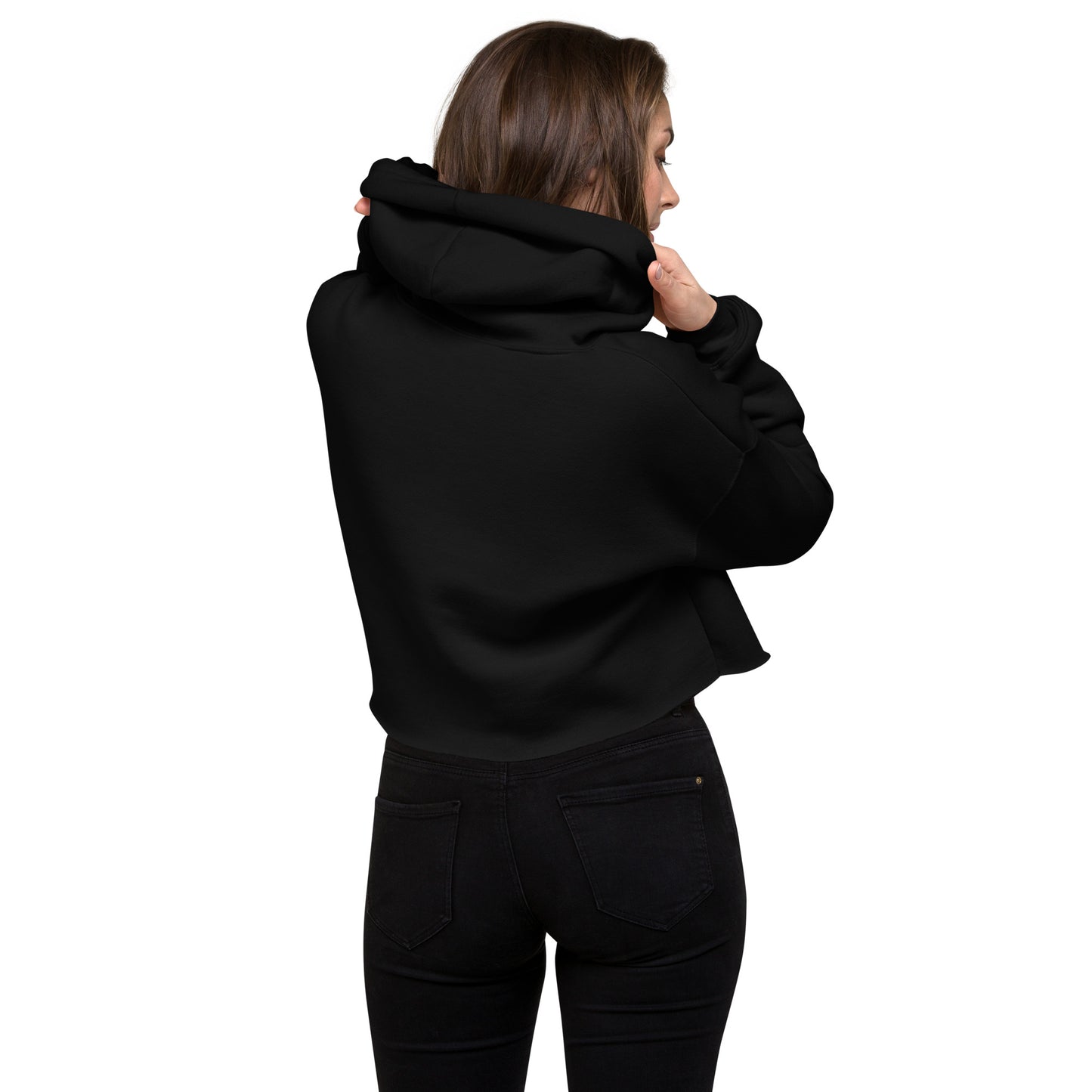 Human Being UPC Crop Hoodie