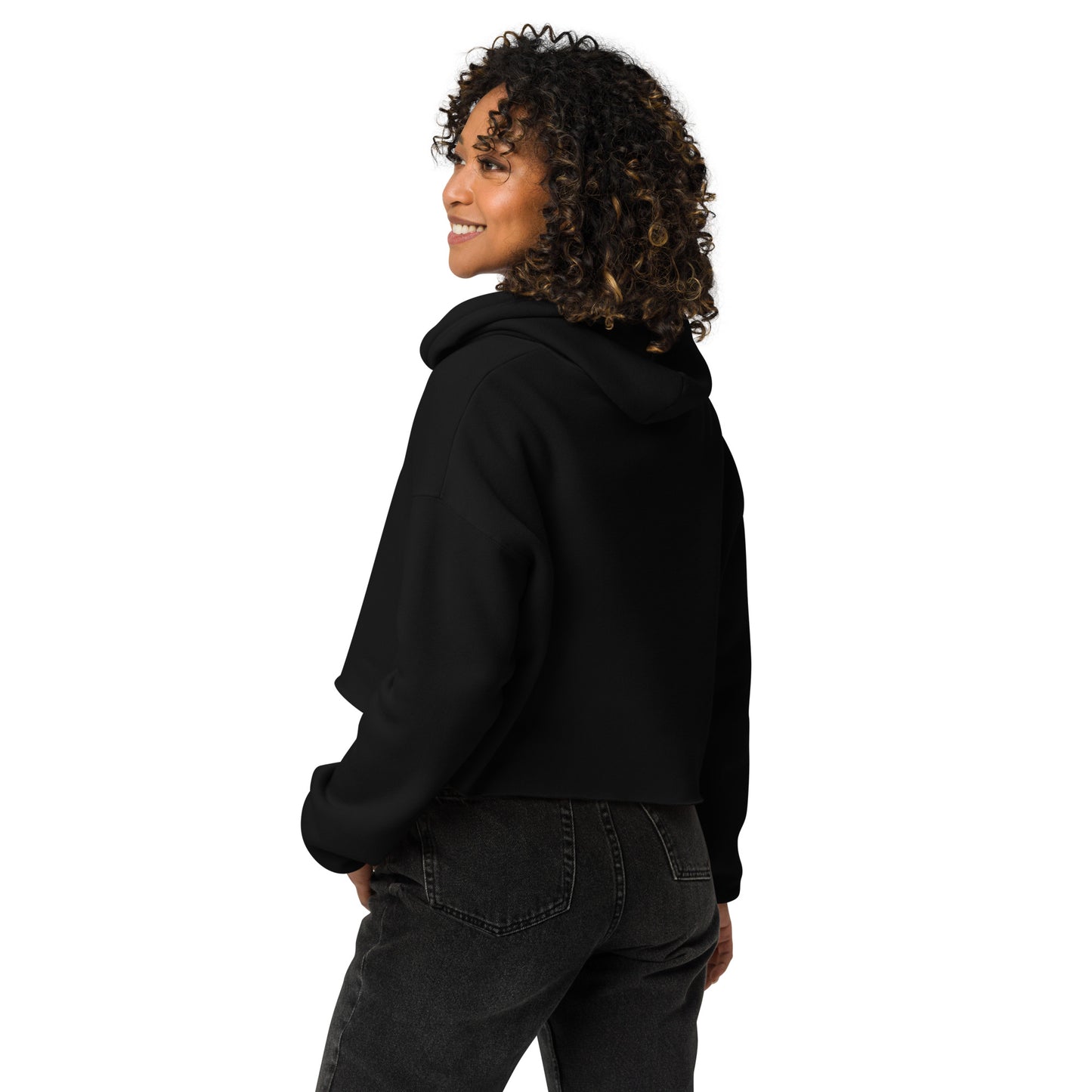 Human Being UPC Crop Hoodie