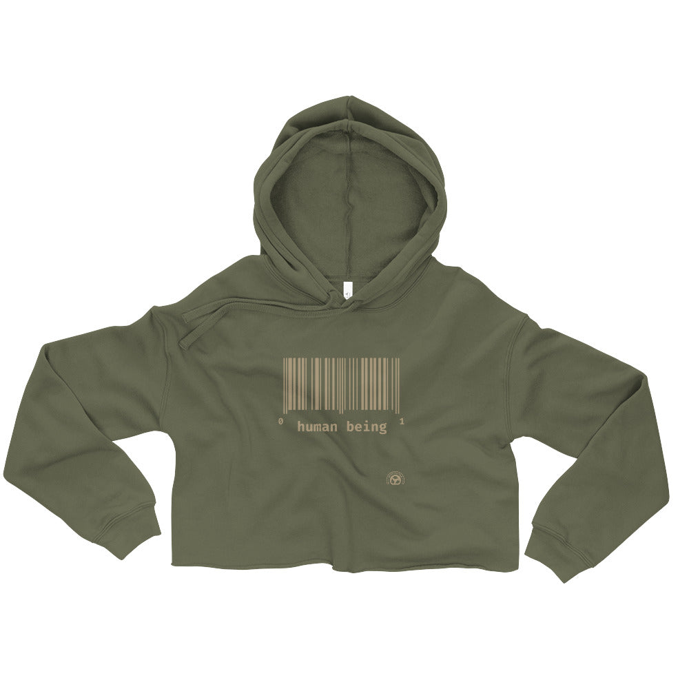 Human Being UPC Crop Hoodie