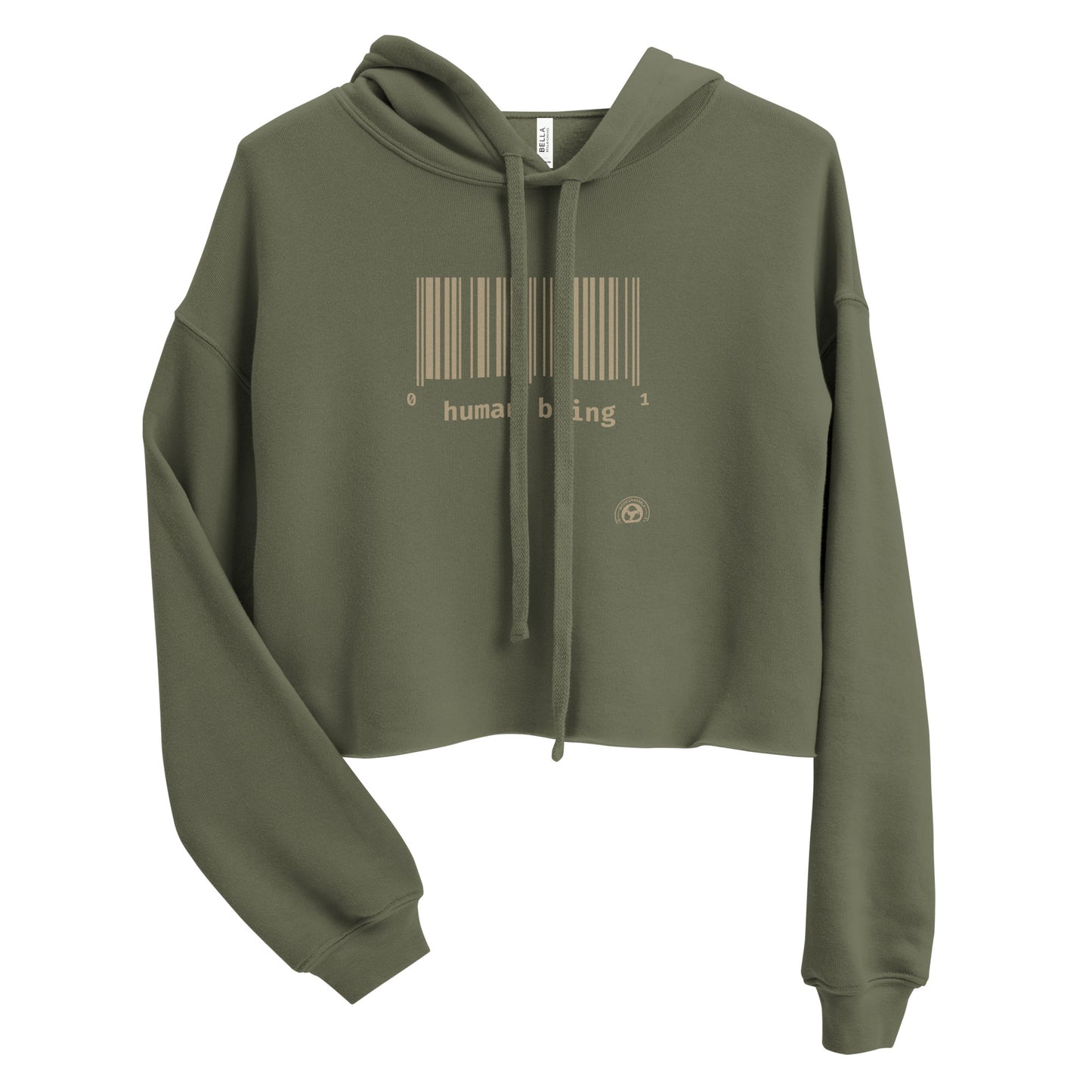 Human Being UPC Crop Hoodie