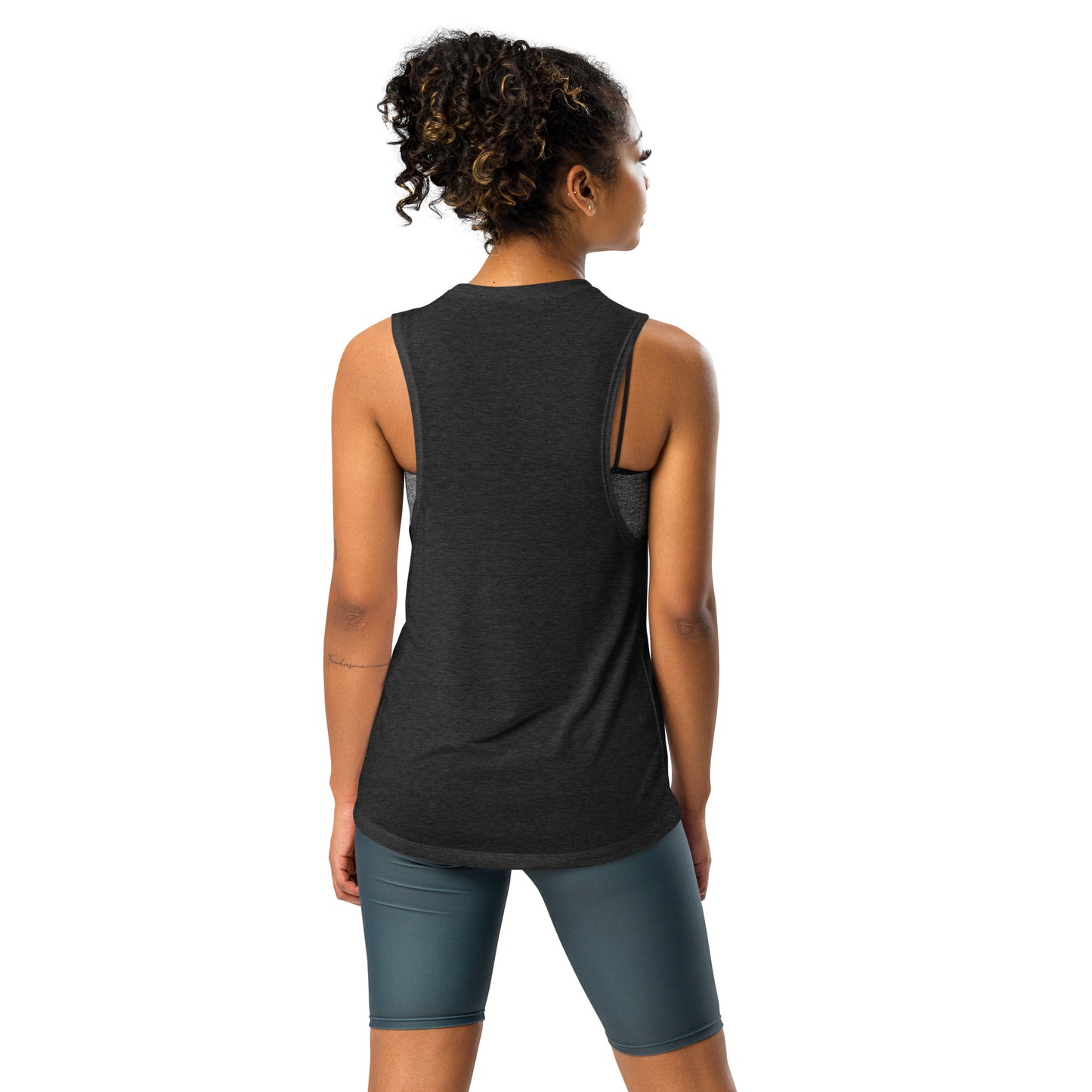 Human Collective Women's Muscle Tank - Red Stripe