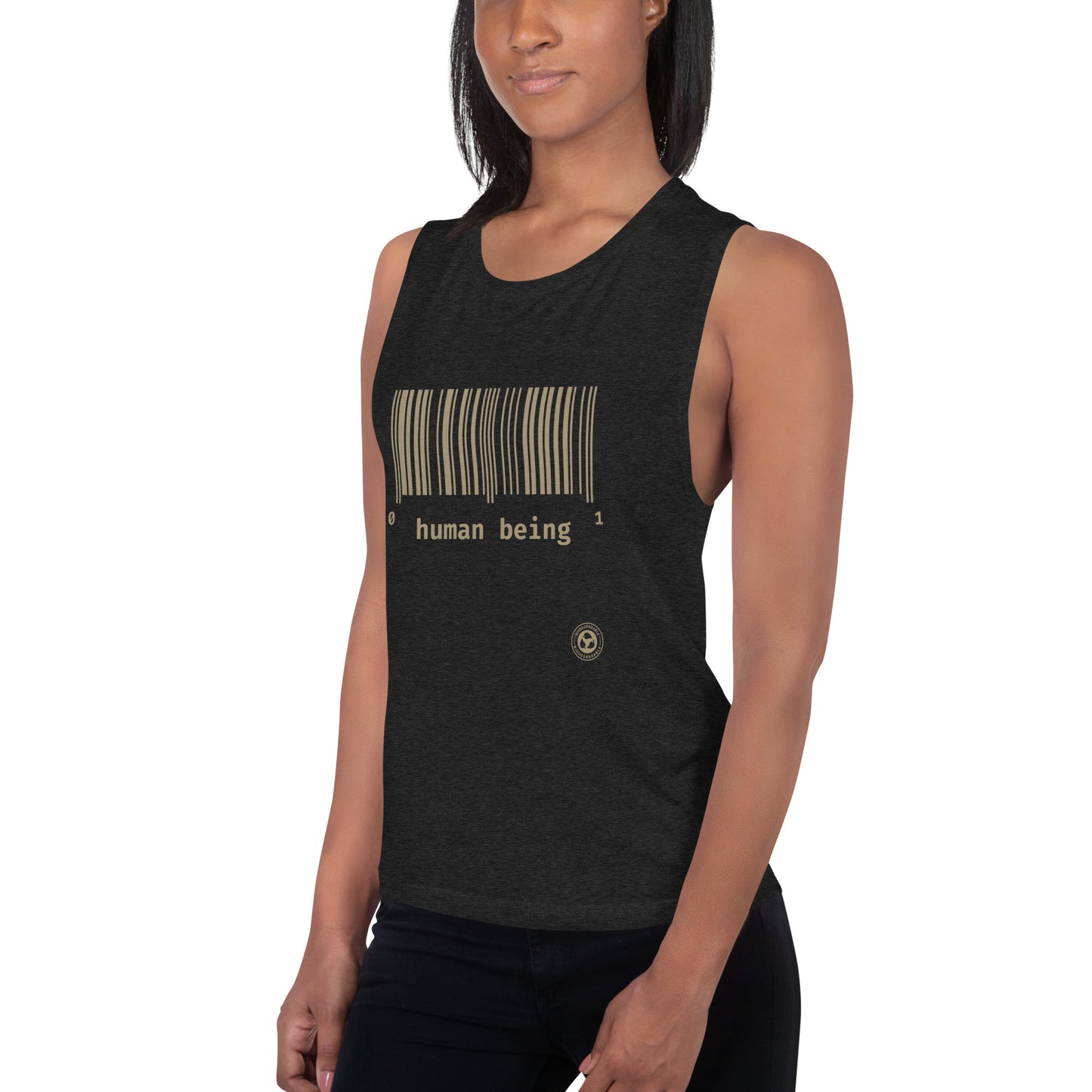 Human Being UPC Ladies’ Muscle Tank