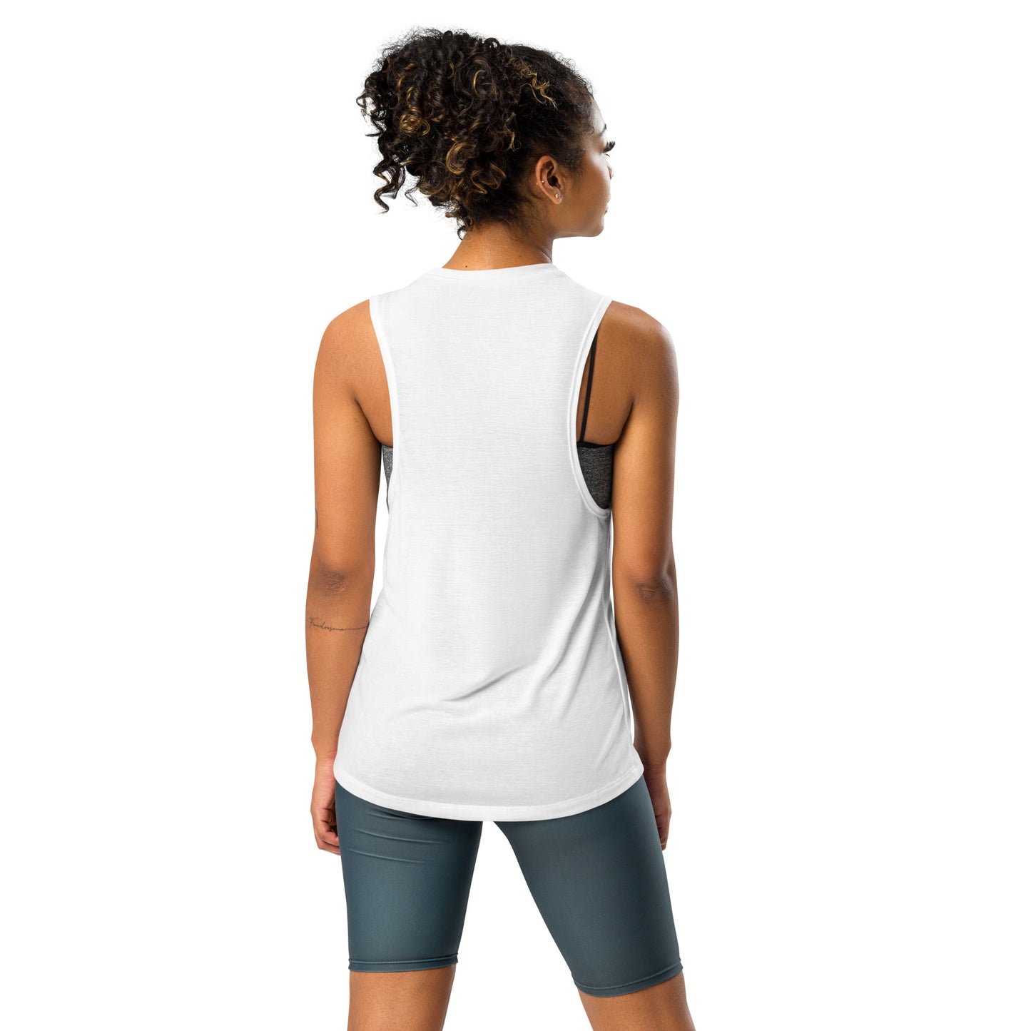 Human Collective Women's Muscle Tank - Red Stripe