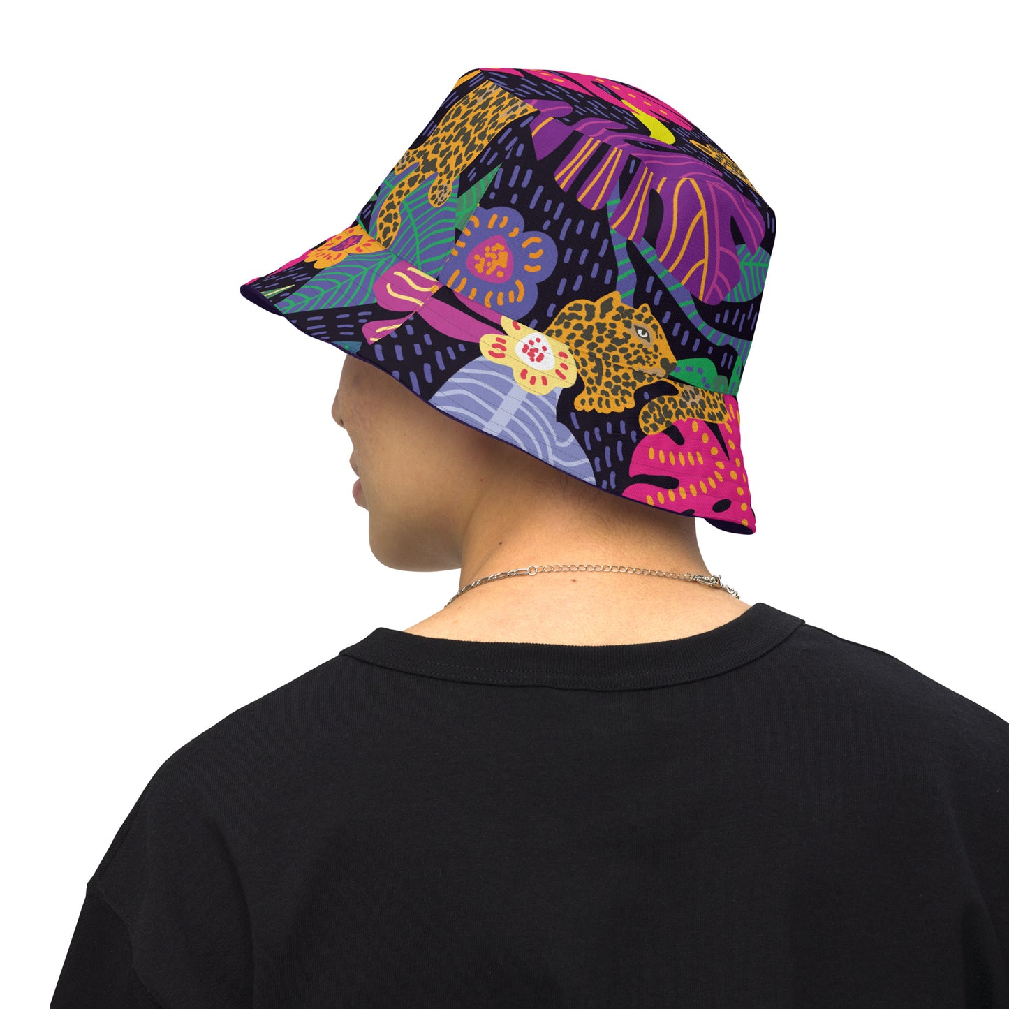 All Ova Print Reversible Bucket Hat