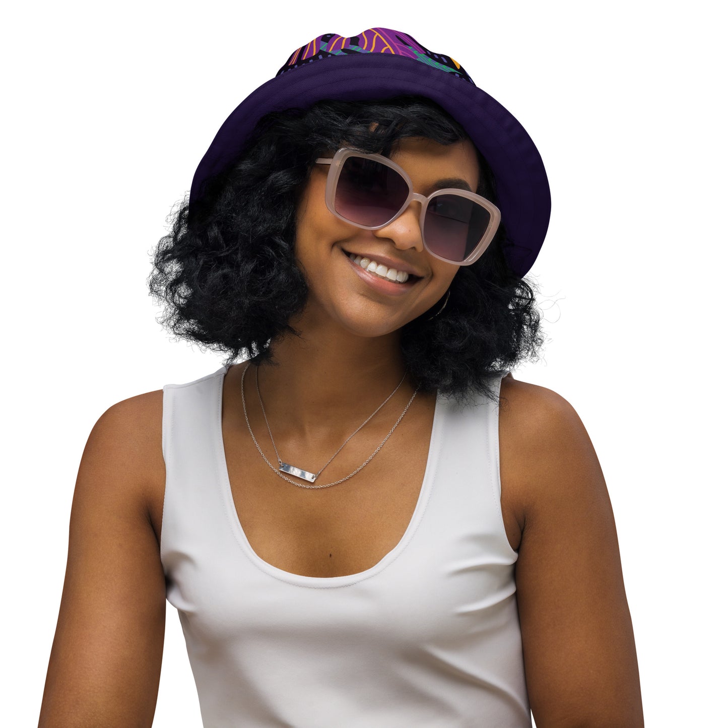 All Ova Print Reversible Bucket Hat