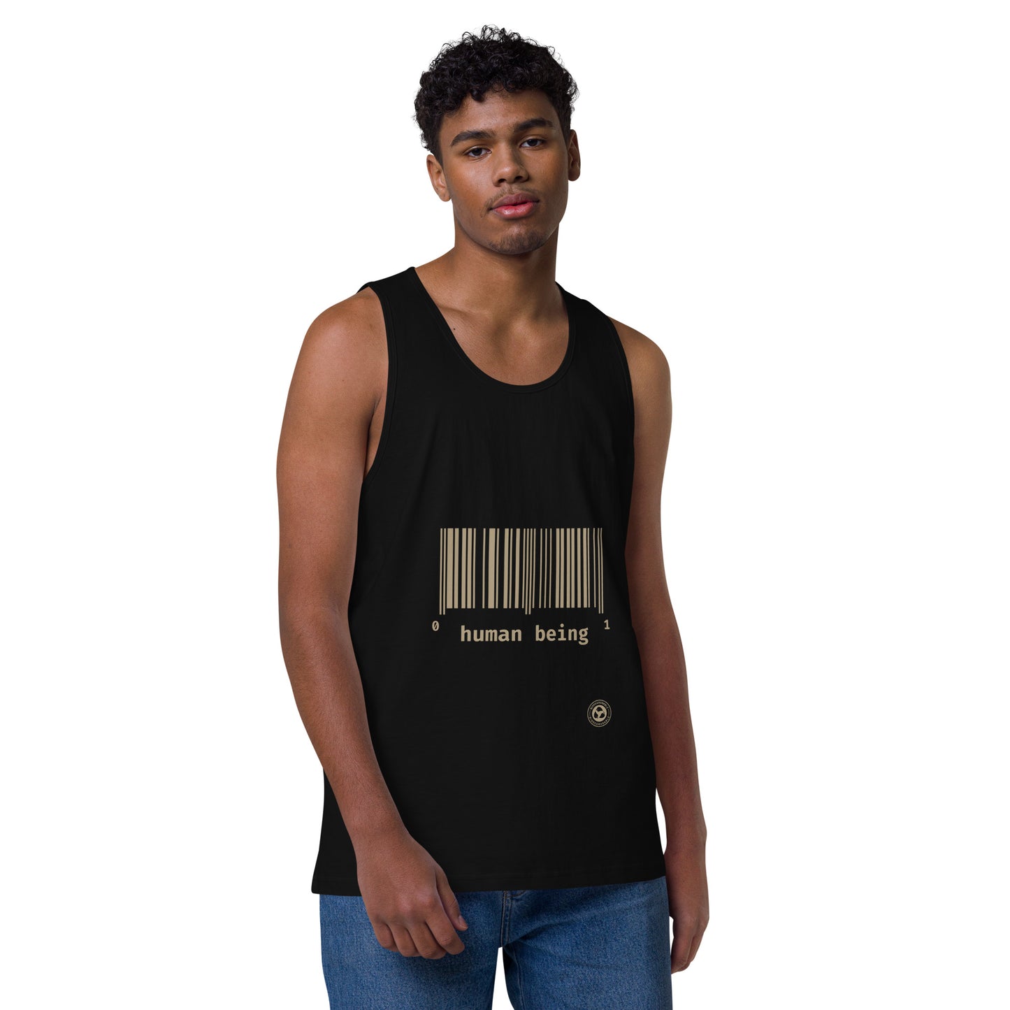 Human Being UPC Men’s Premium Tank Top
