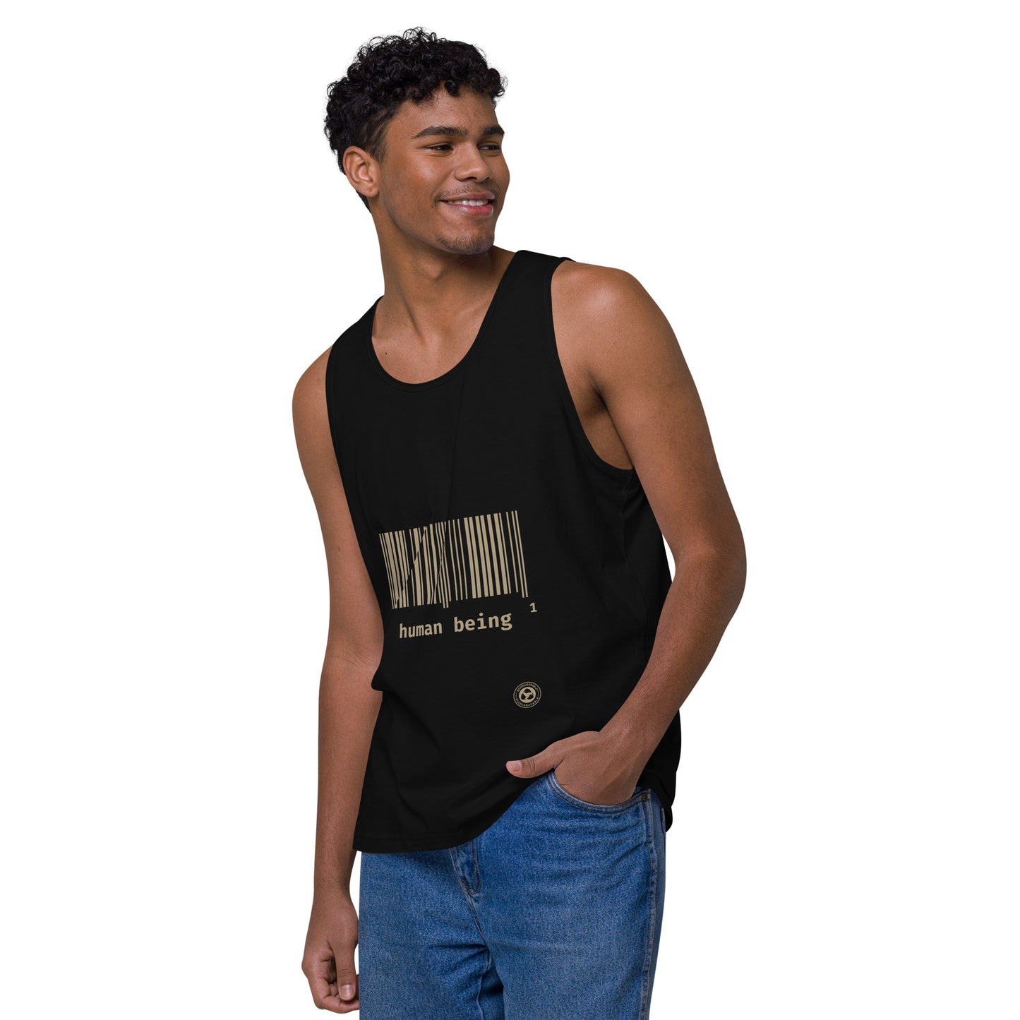 Human Being UPC Men’s Premium Tank Top