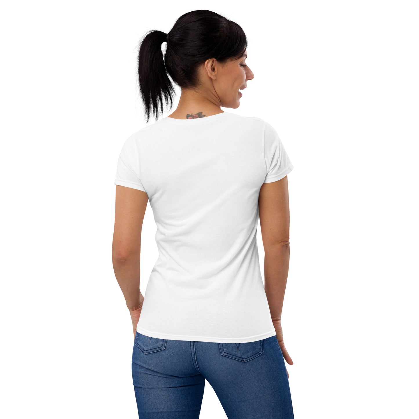 Human Being UPC Code Women's Short Sleeve T-shirt