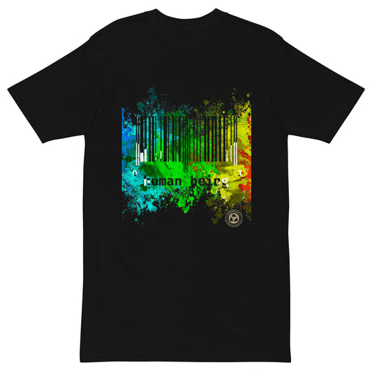 Human Being UPC Splatter Matter Men’s Premium Heavyweight Tee