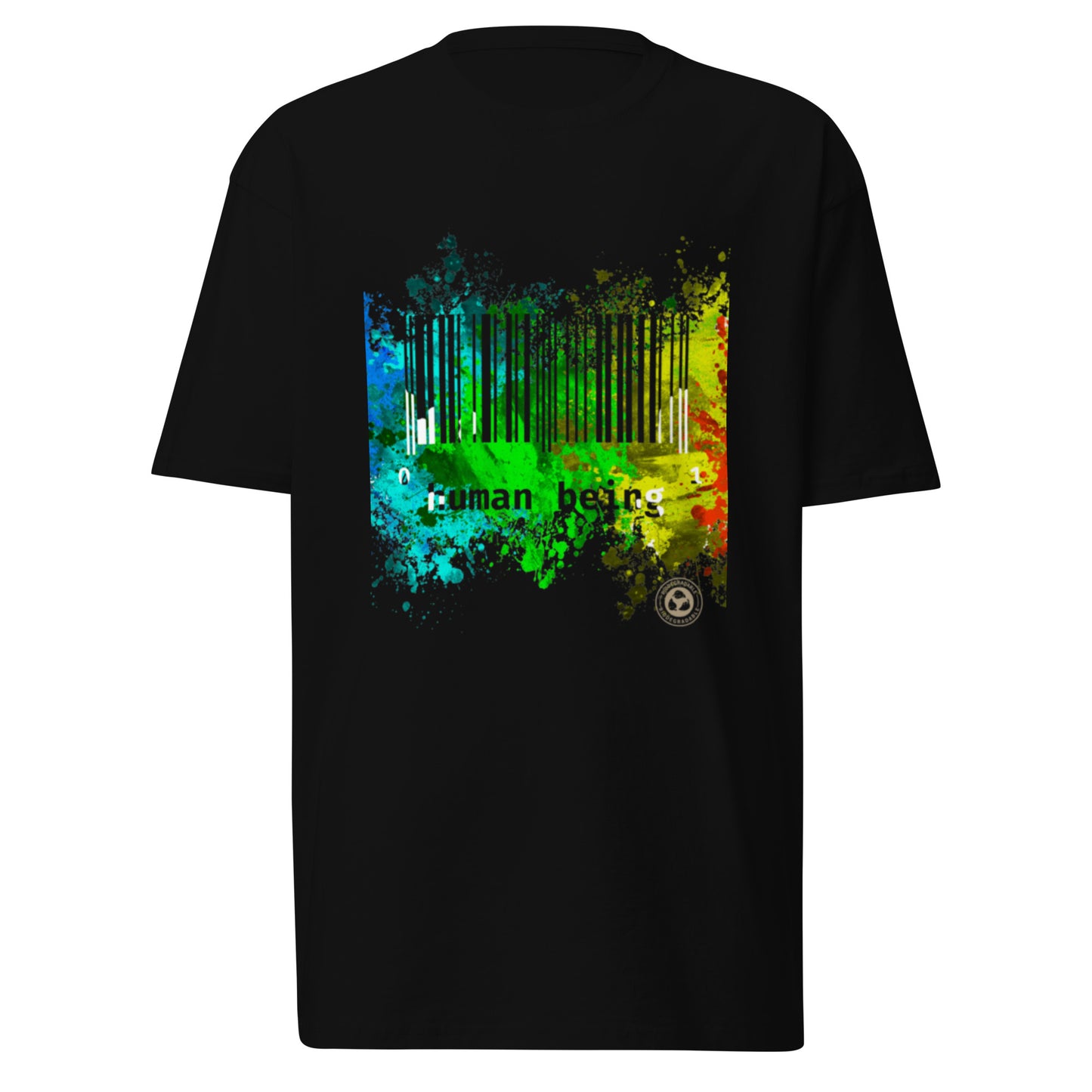 Human Being UPC Splatter Matter Men’s Premium Heavyweight Tee