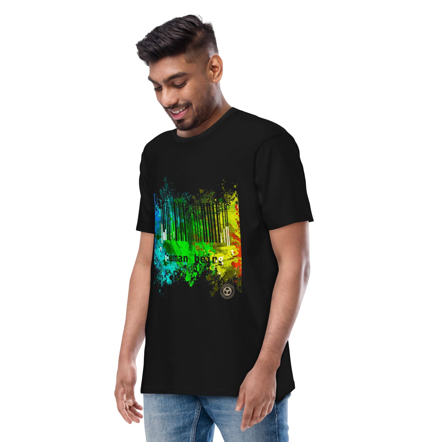 Human Being UPC Splatter Matter Men’s Premium Heavyweight Tee