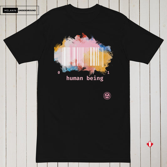 Human Being UPC -Paint Brush Mens Premium Tee