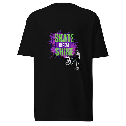 Skate Shine Repeat "Skater" Men’s Premium Heavyweight Tee