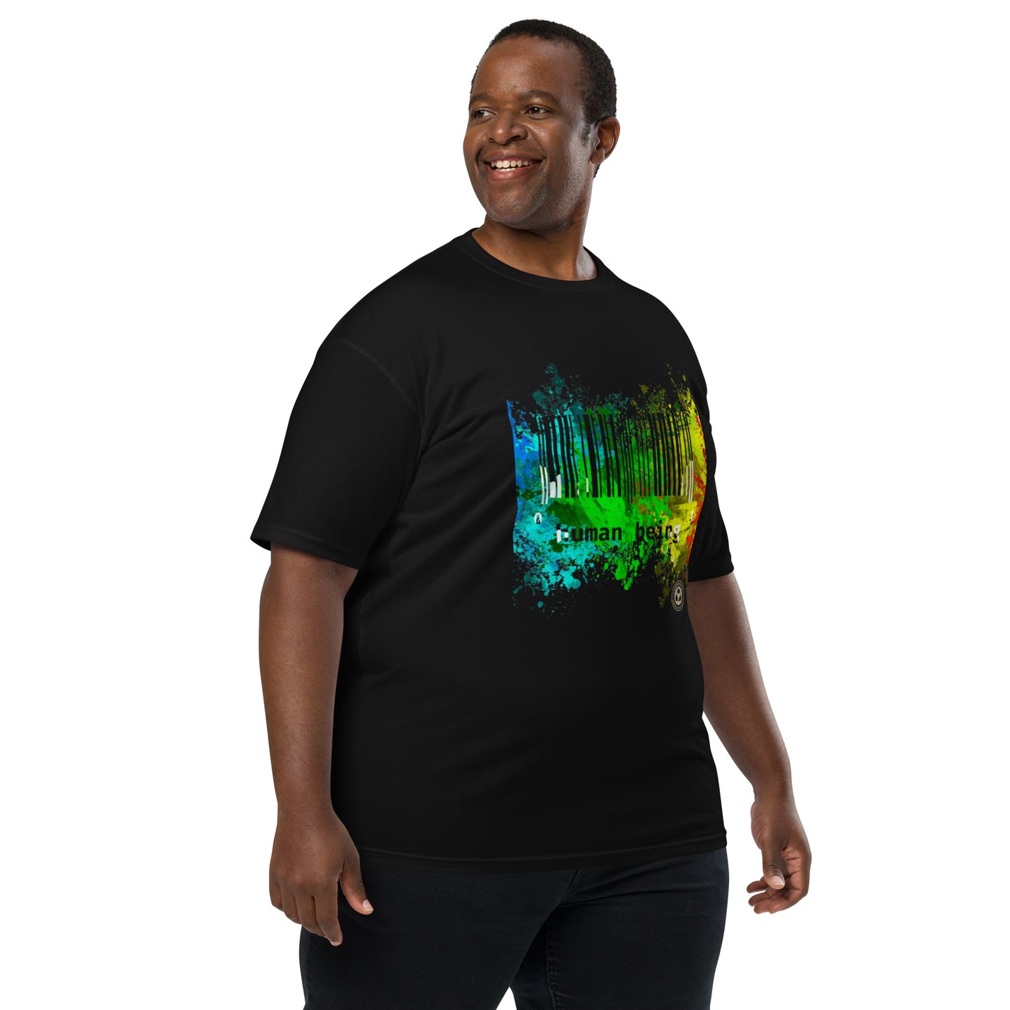 Human Being UPC Splatter Matter Men’s Premium Heavyweight Tee