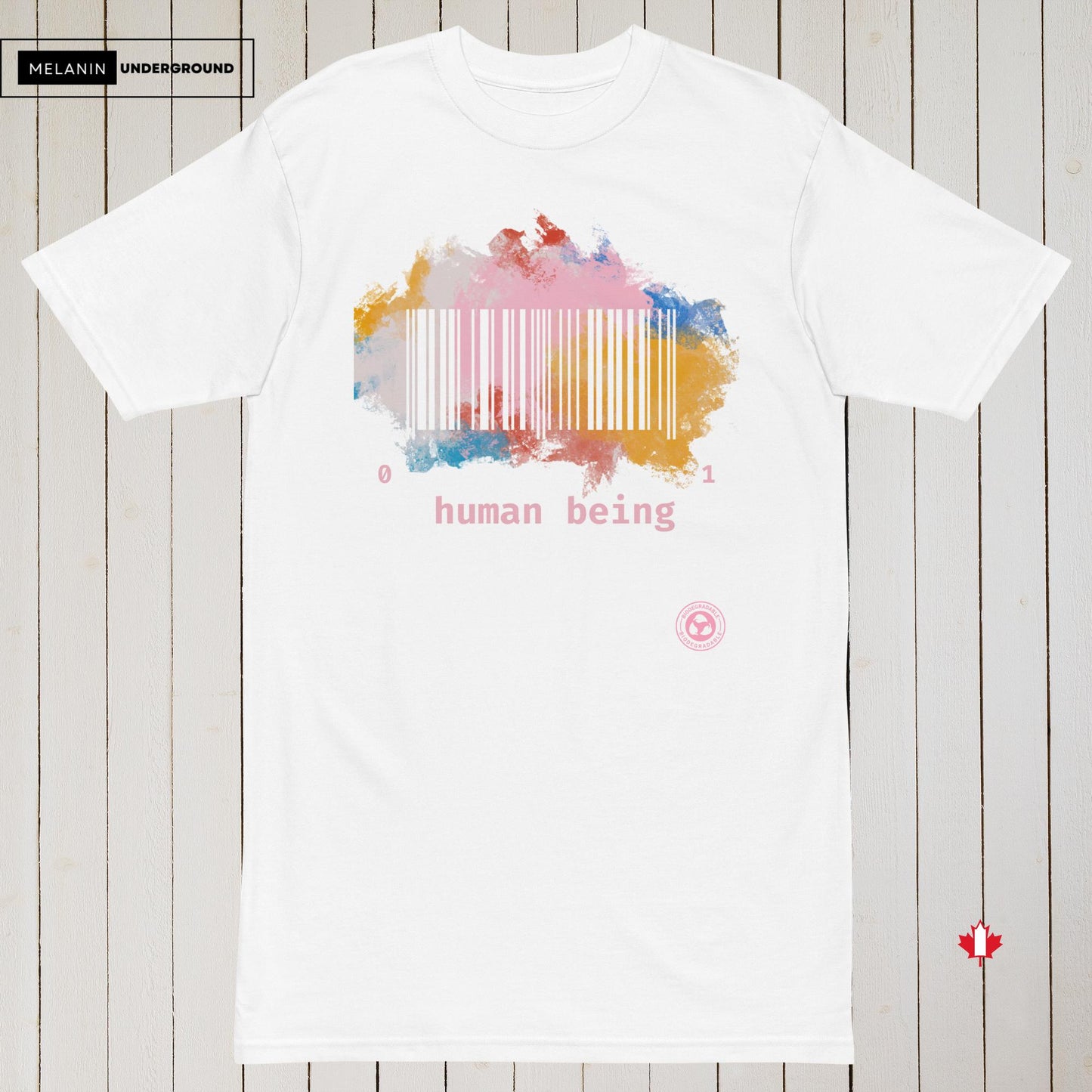 Human Being UPC -Paint Brush Mens Premium Tee