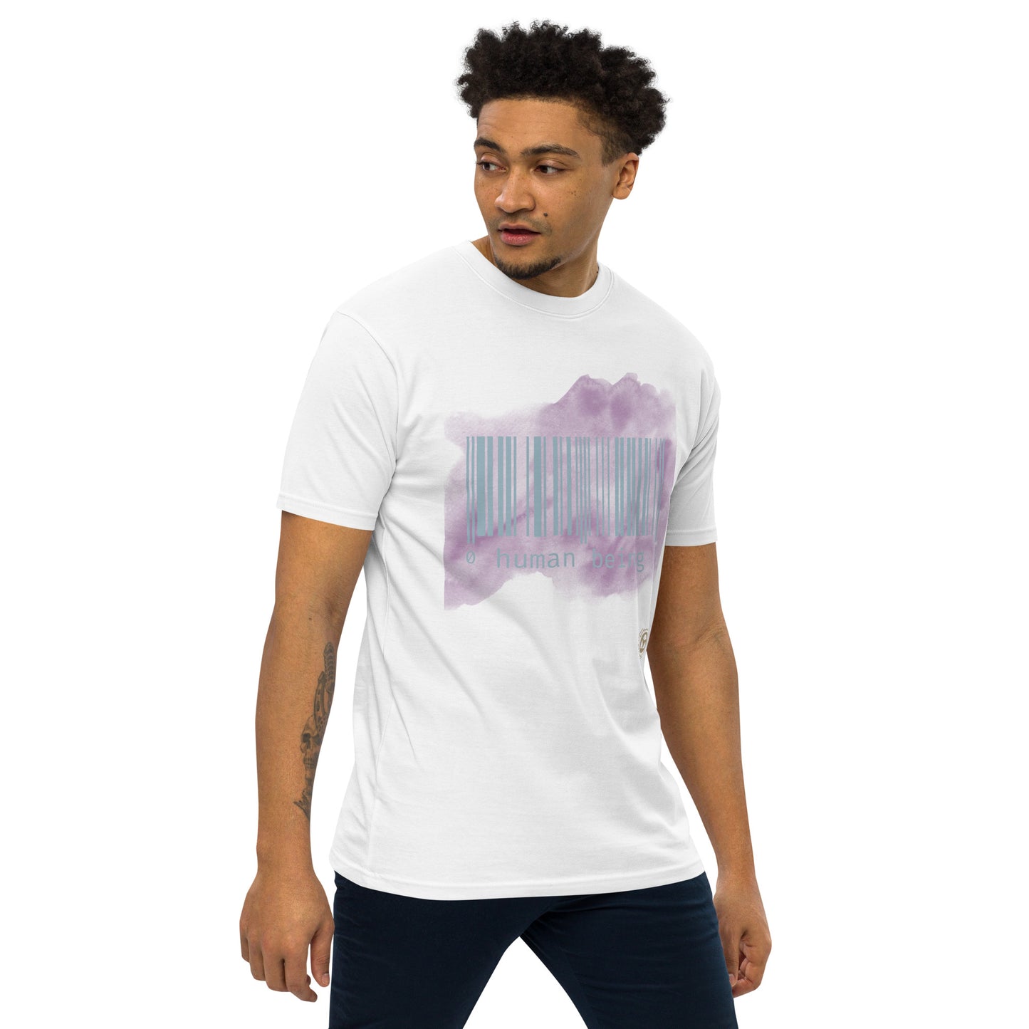 Human Being Purple Haze Short-Sleeve Men's Premium Heavy Weight T-Shirt