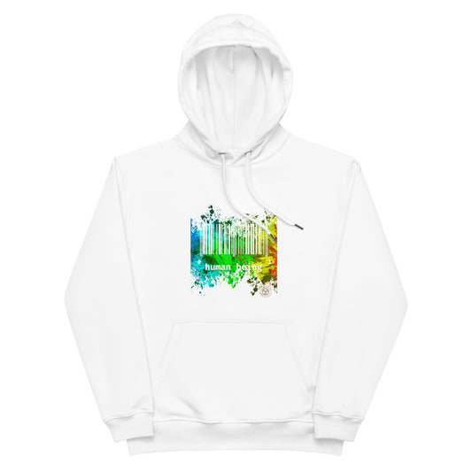 Human Being Paint Splatter Premium Eco Hoodie