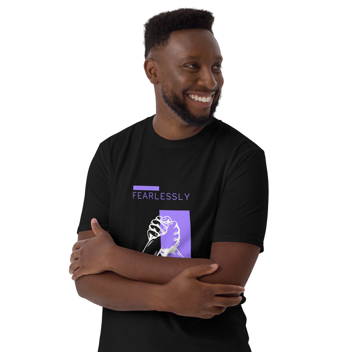 Fearlessly Authentic Short-Sleeve Unisex T-Shirt - Purple Promise