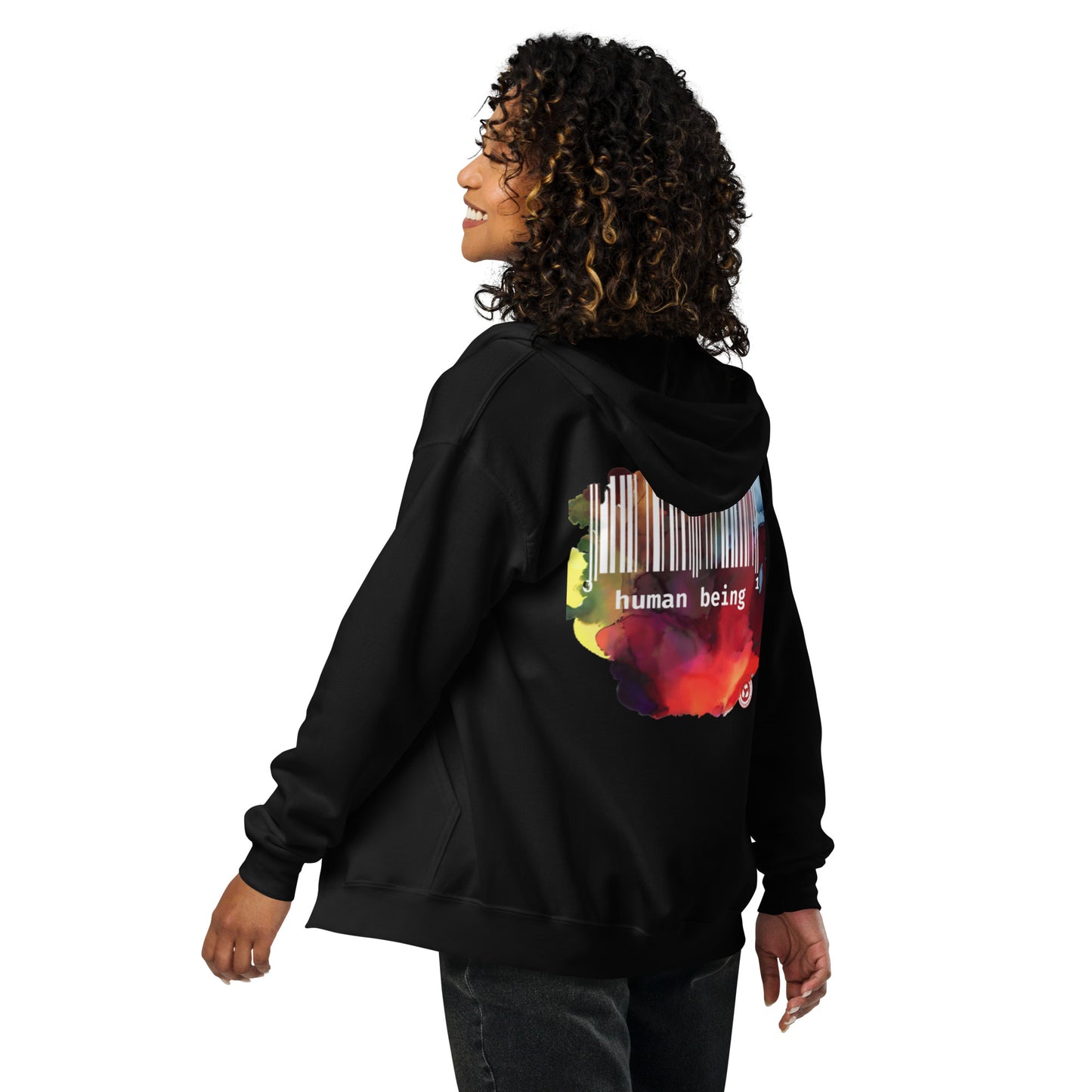 Human Being - MARS Unisex Heavy Blend Front Zip Hoodie