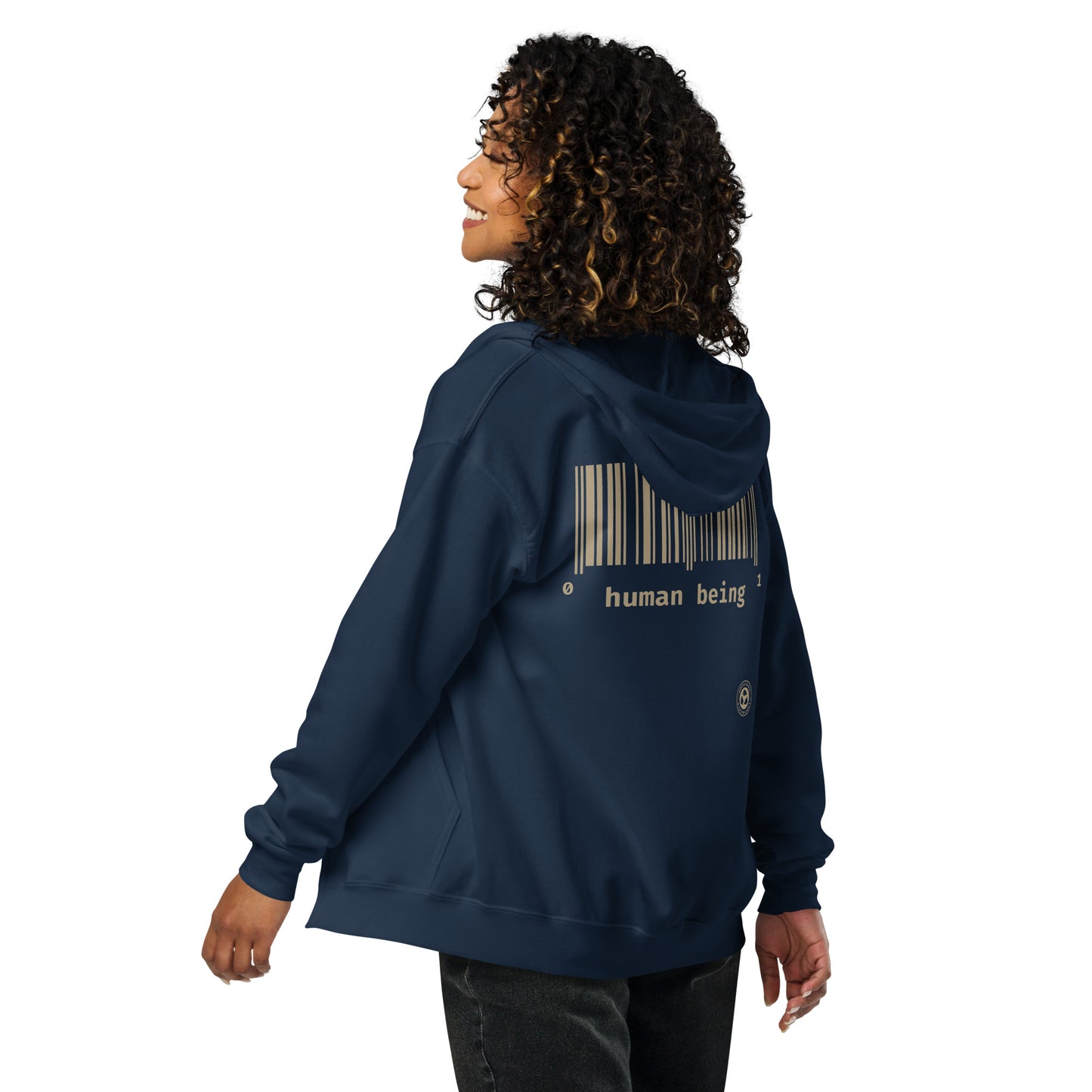 Human Being UPC Unisex Heavy Blend Zip Hoodie