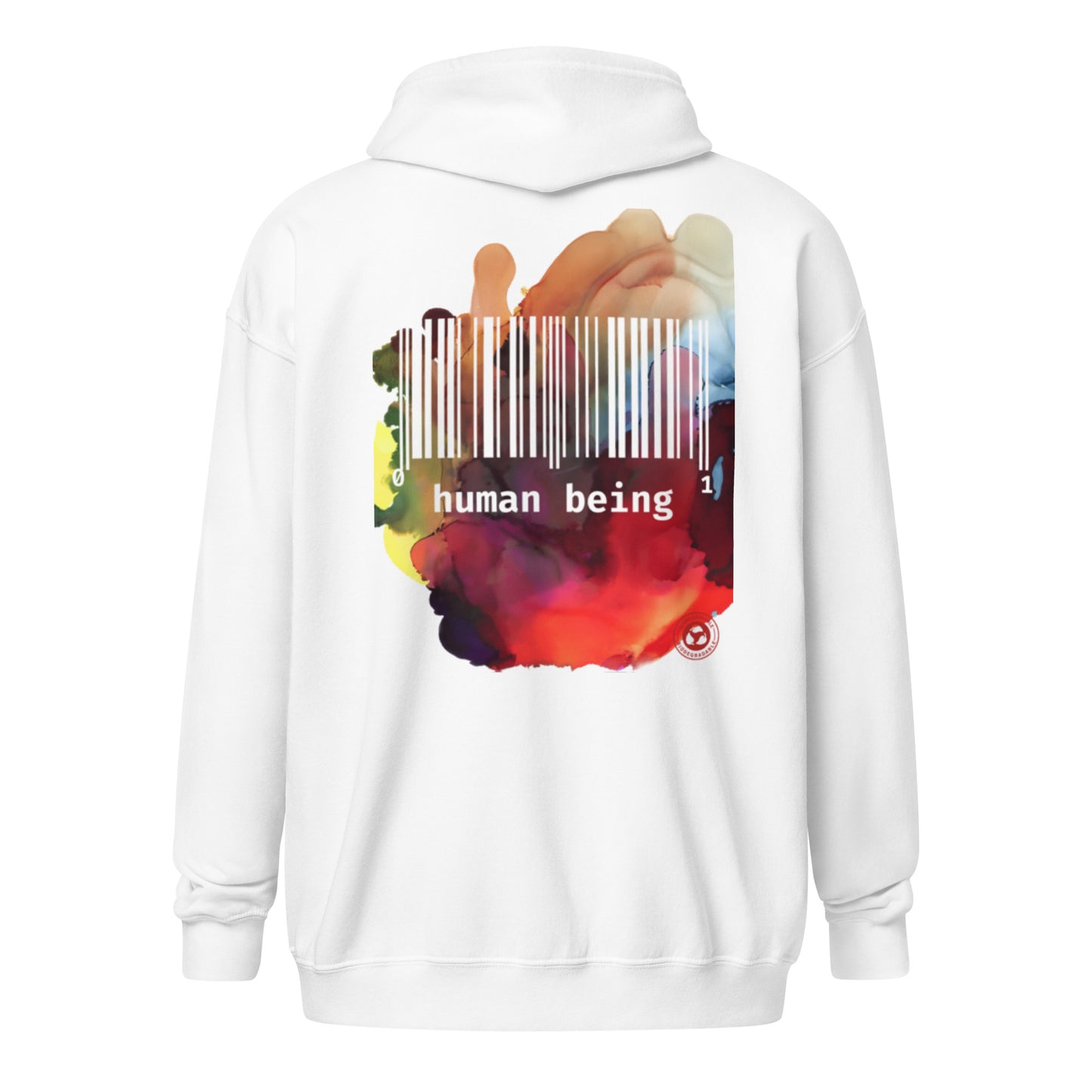 Human Being - MARS Unisex Heavy Blend Front Zip Hoodie