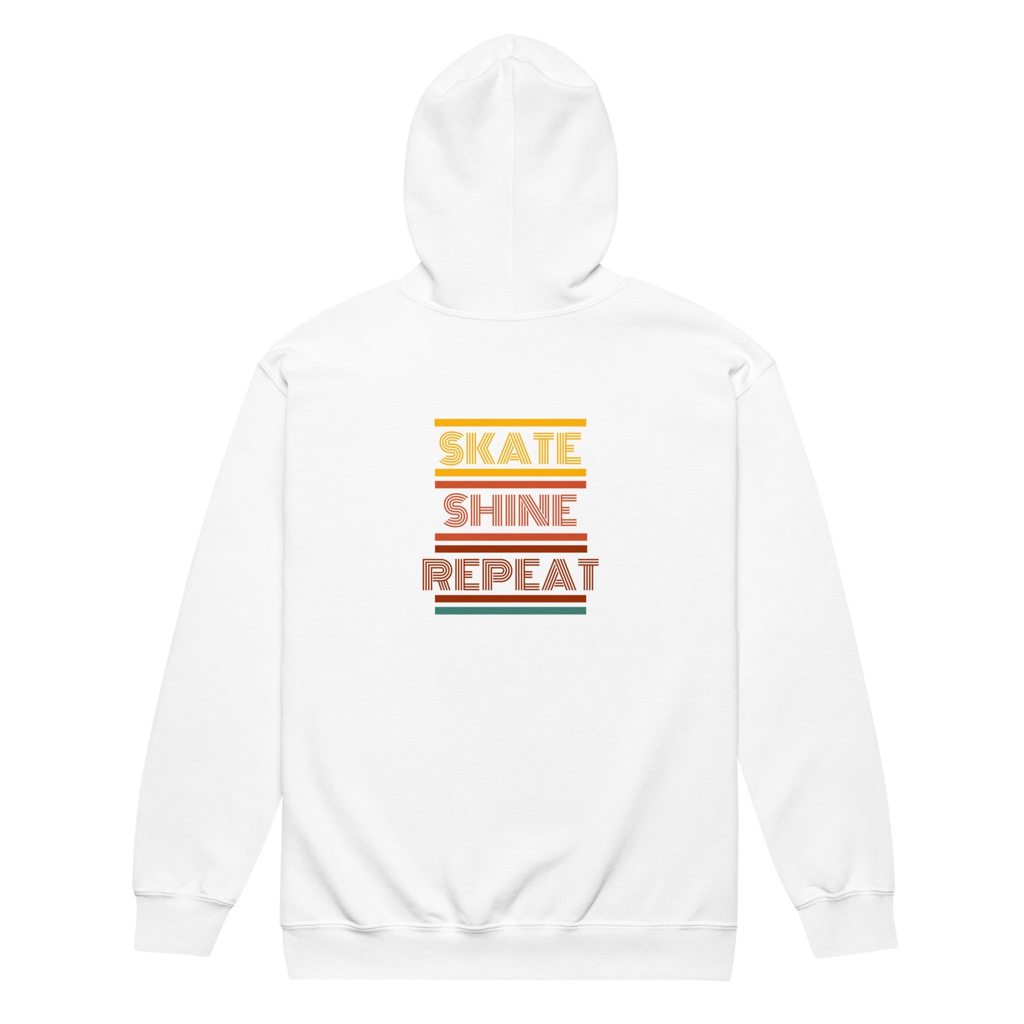 Skate Shine Repeat Unisex Heavy Blend Zip Hoodie