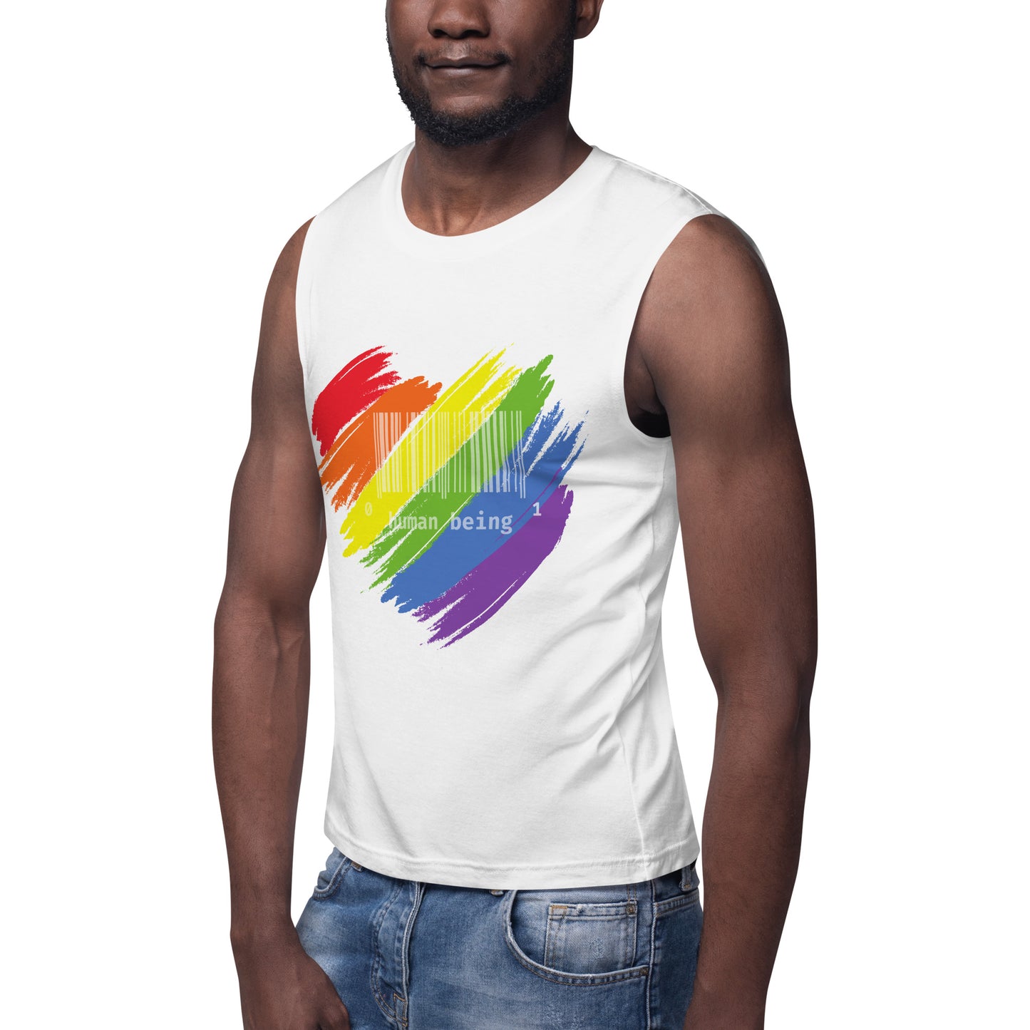 Crayon Love  Unisex Muscle Shirt