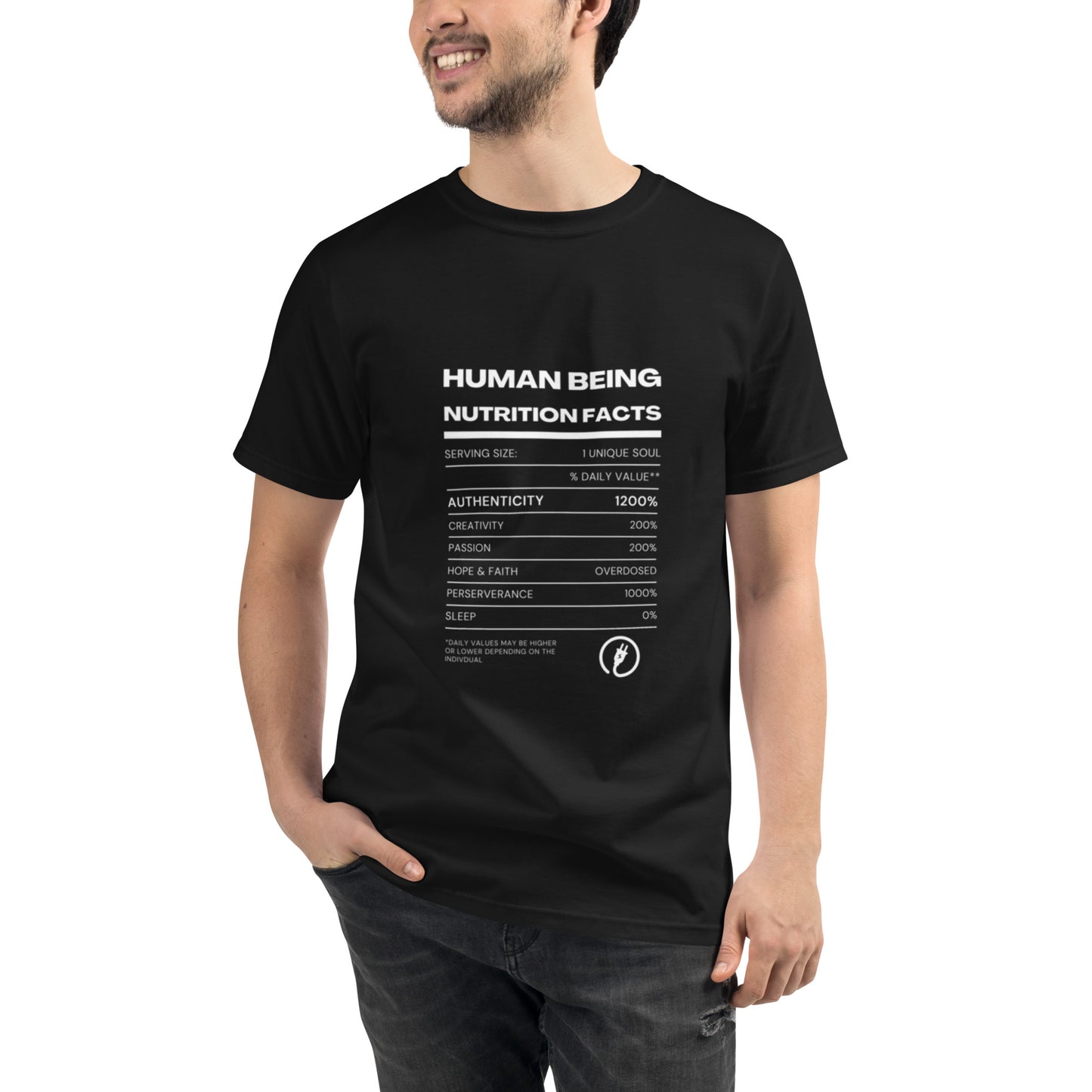 Human Being Nutrition Facts - Unisex Tee