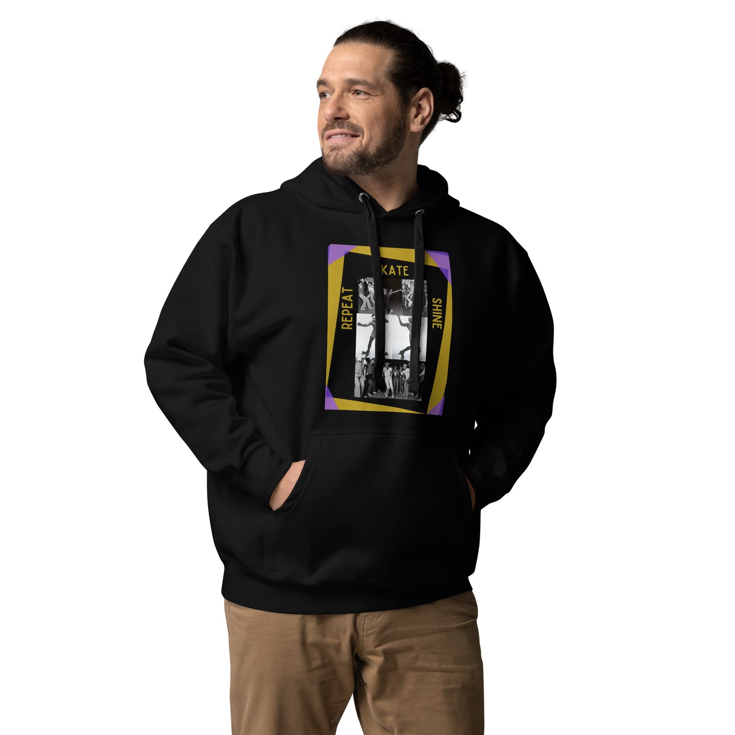 Skate Legends Unisex Hoodie - Yellow Frame