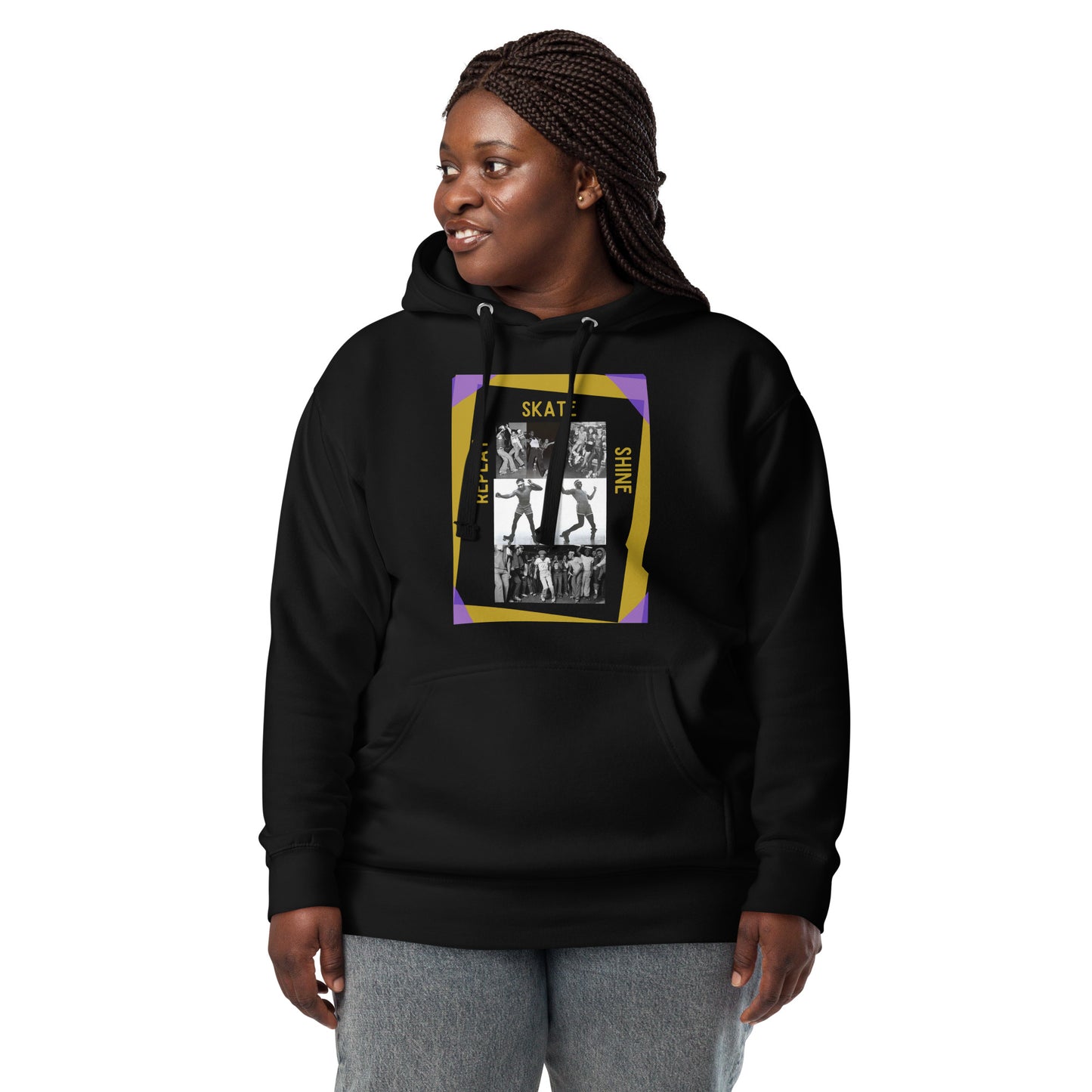 Skate Legends Unisex Hoodie - Yellow Frame