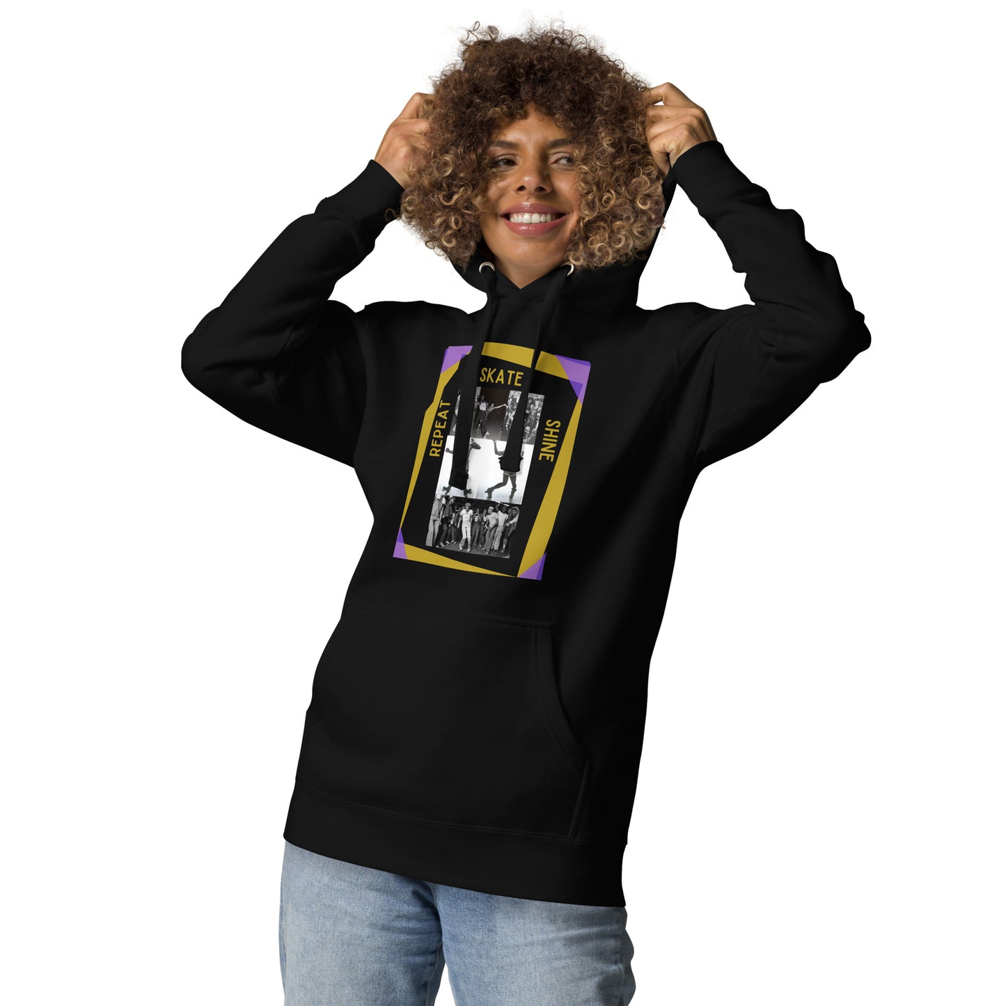 Skate Legends Unisex Hoodie - Yellow Frame