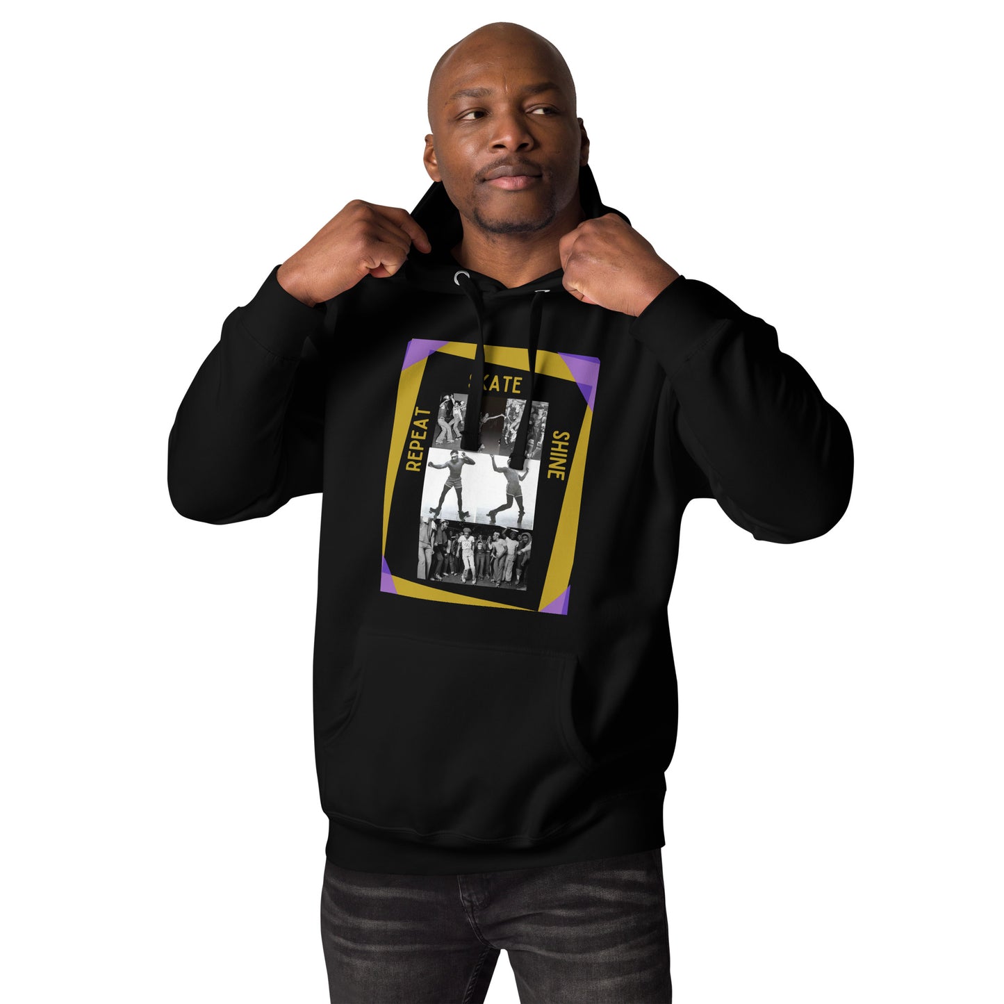 Skate Legends Unisex Hoodie - Yellow Frame