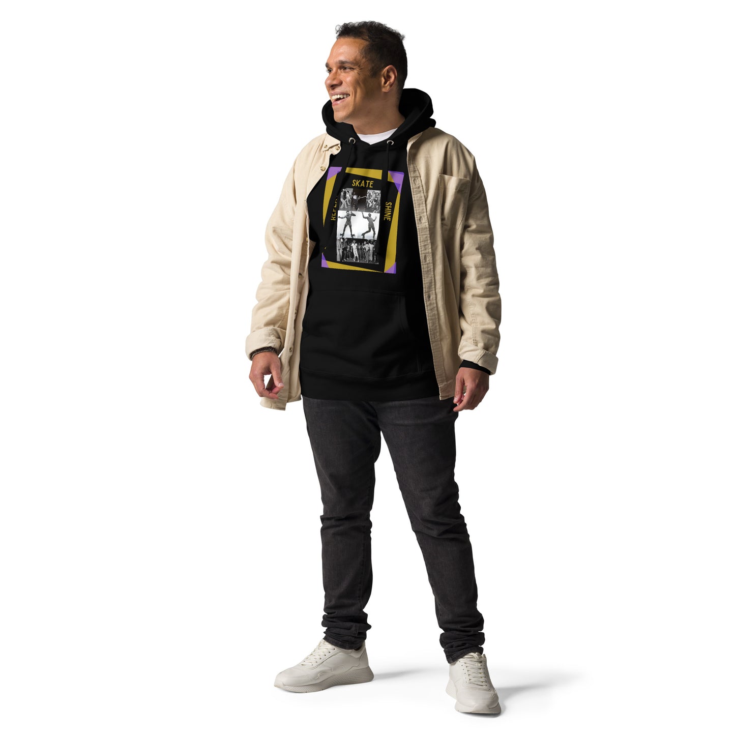 Skate Legends Unisex Hoodie - Yellow Frame