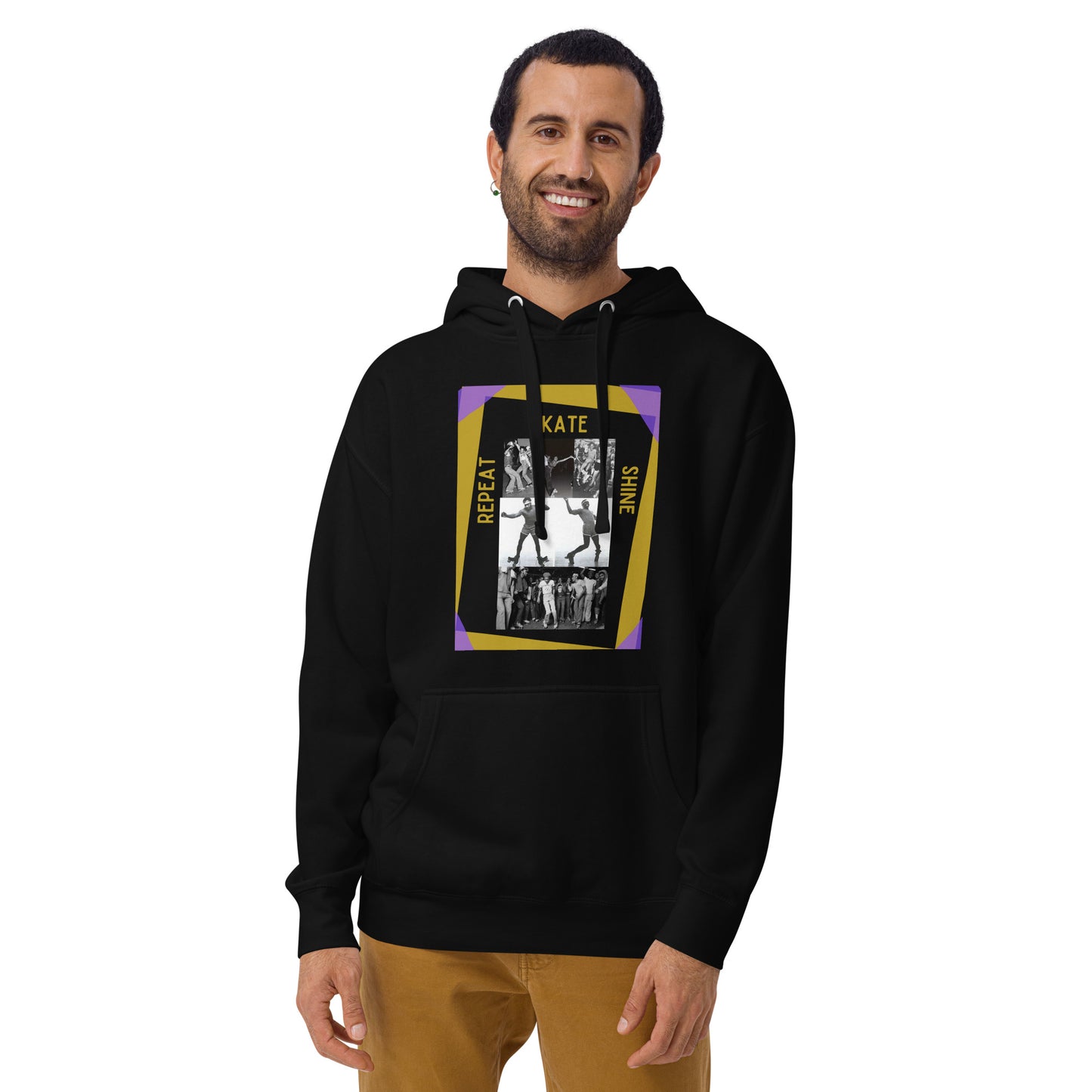 Skate Legends Unisex Hoodie - Yellow Frame