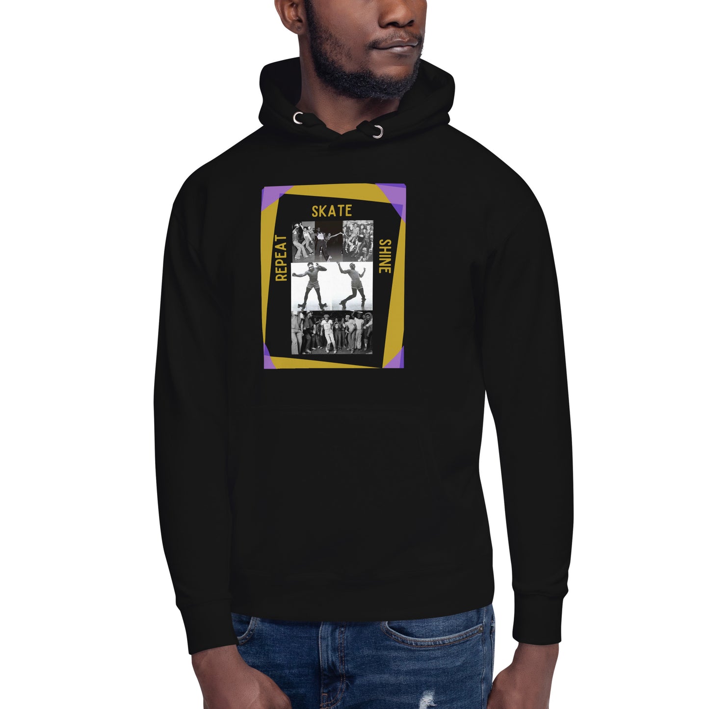 Skate Legends Unisex Hoodie - Yellow Frame