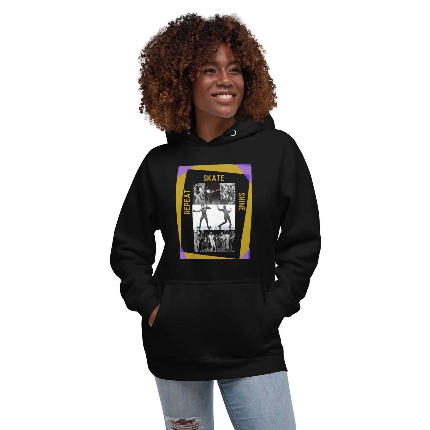 Skate Legends Unisex Hoodie - Yellow Frame