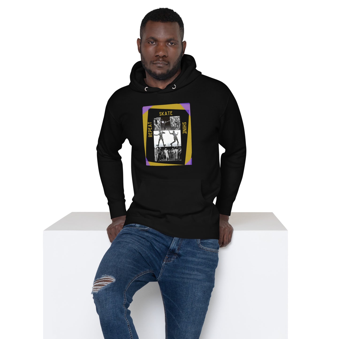 Skate Legends Unisex Hoodie - Yellow Frame