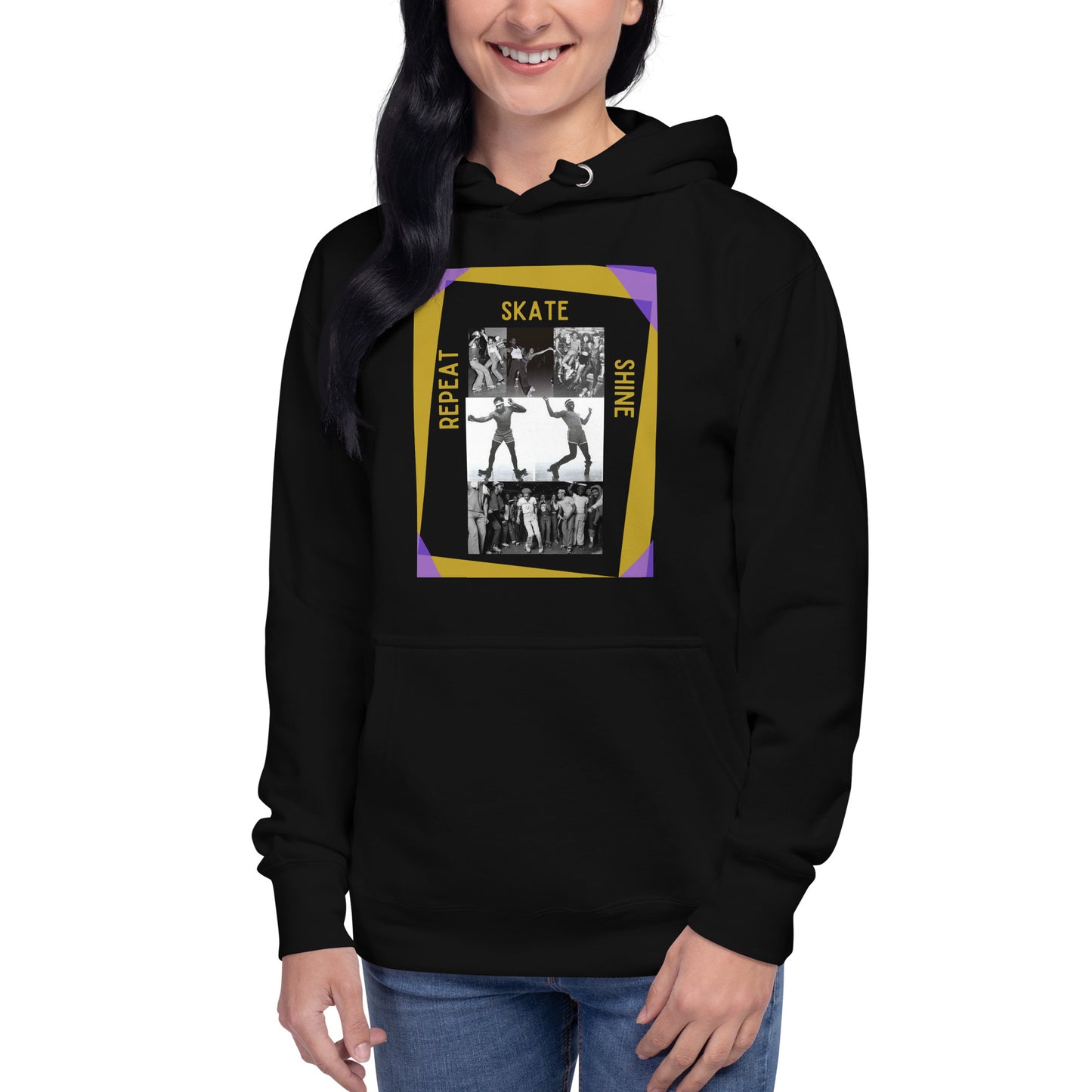 Skate Legends Unisex Hoodie - Yellow Frame