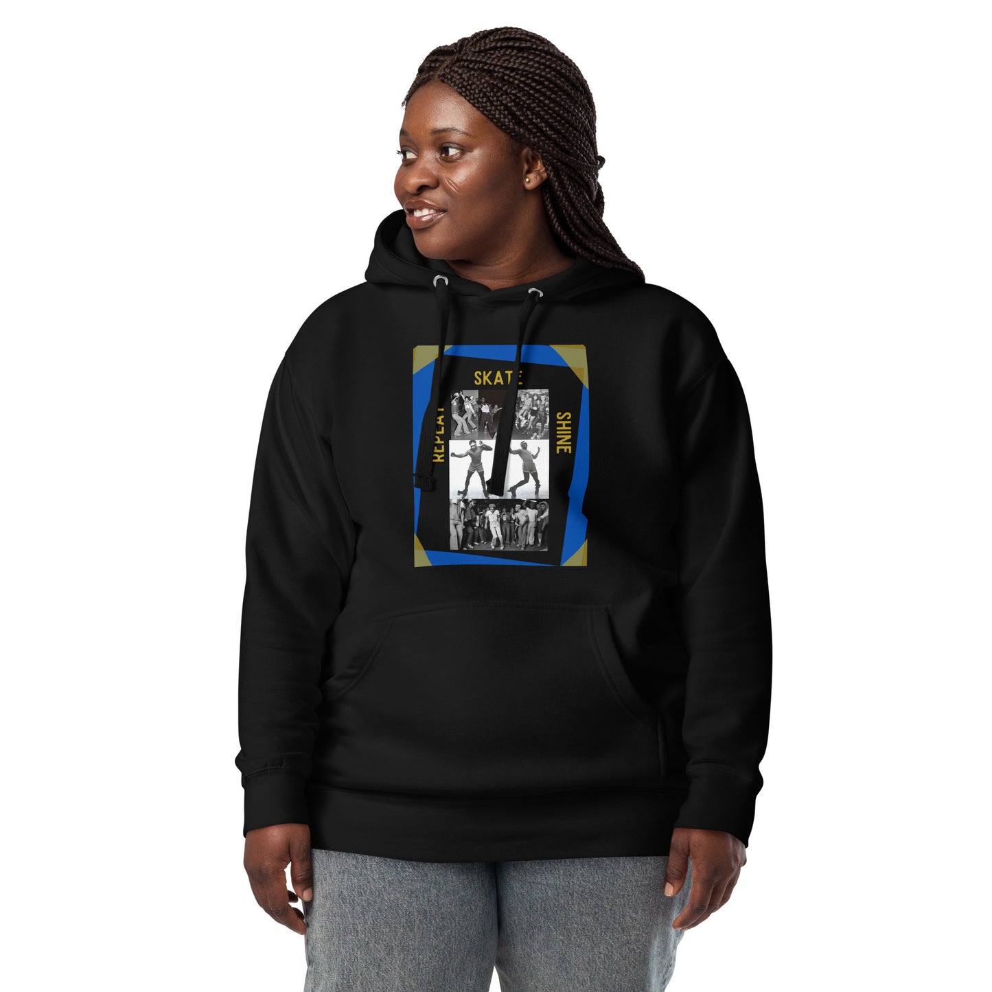 Skate Legends Unisex Hoodie - Blue Frame