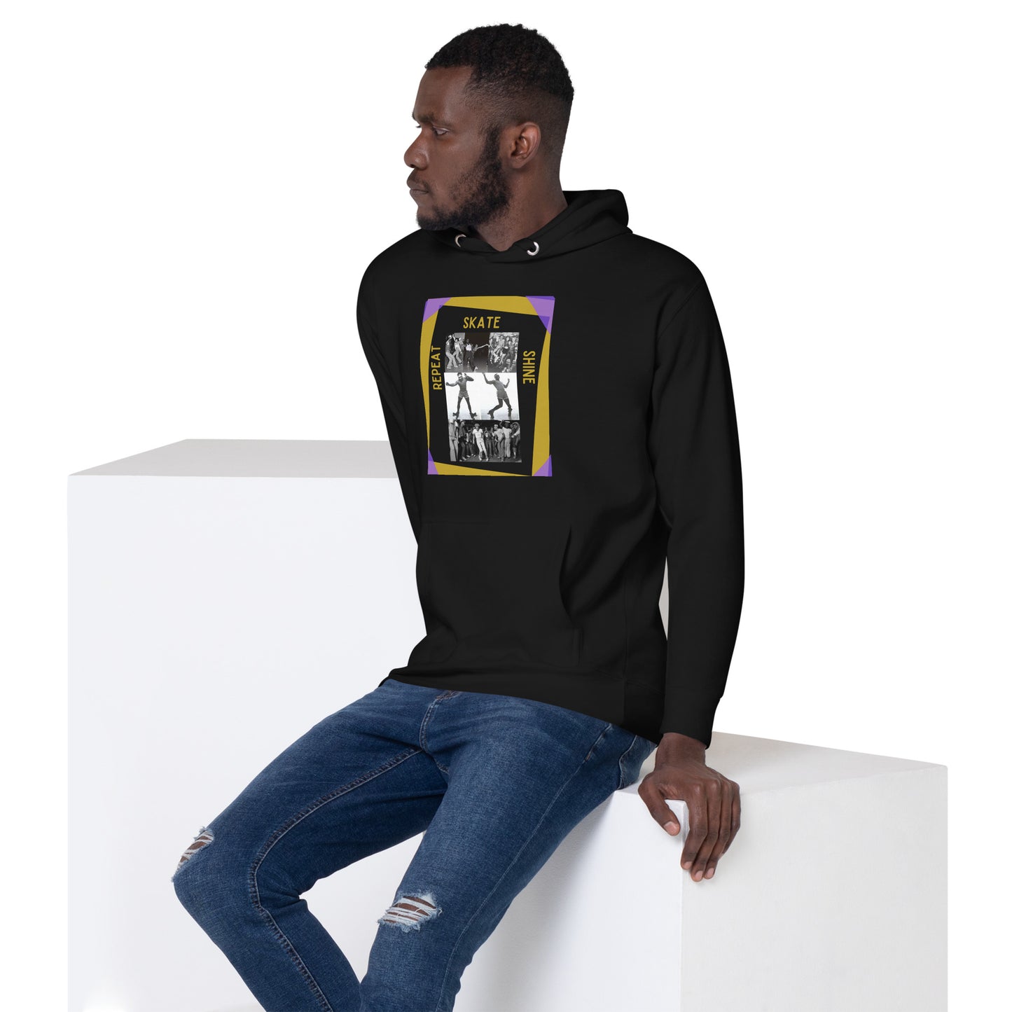 Skate Legends Unisex Hoodie - Yellow Frame