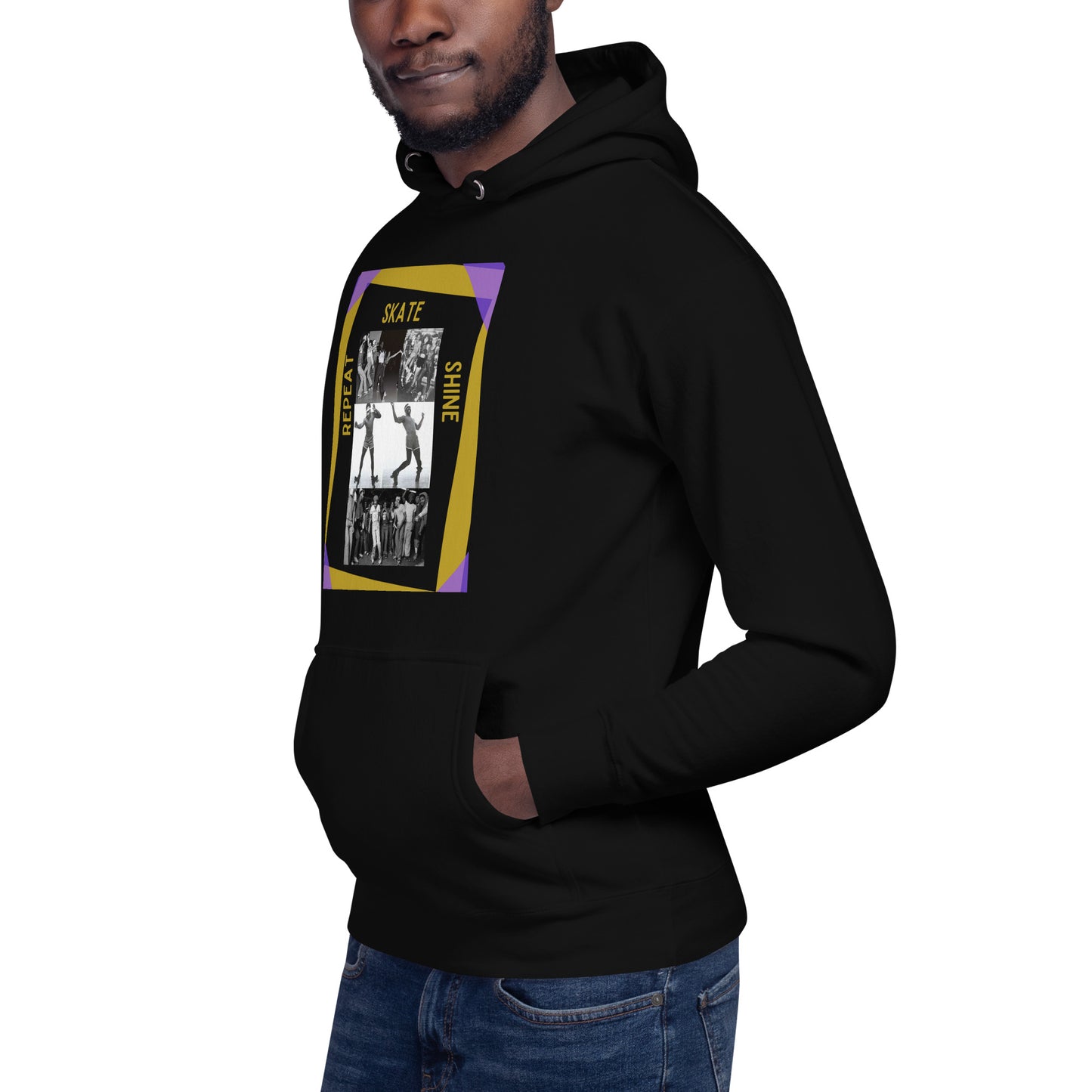 Skate Legends Unisex Hoodie - Yellow Frame