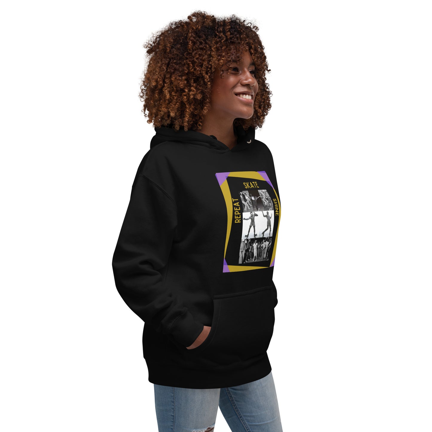 Skate Legends Unisex Hoodie - Yellow Frame